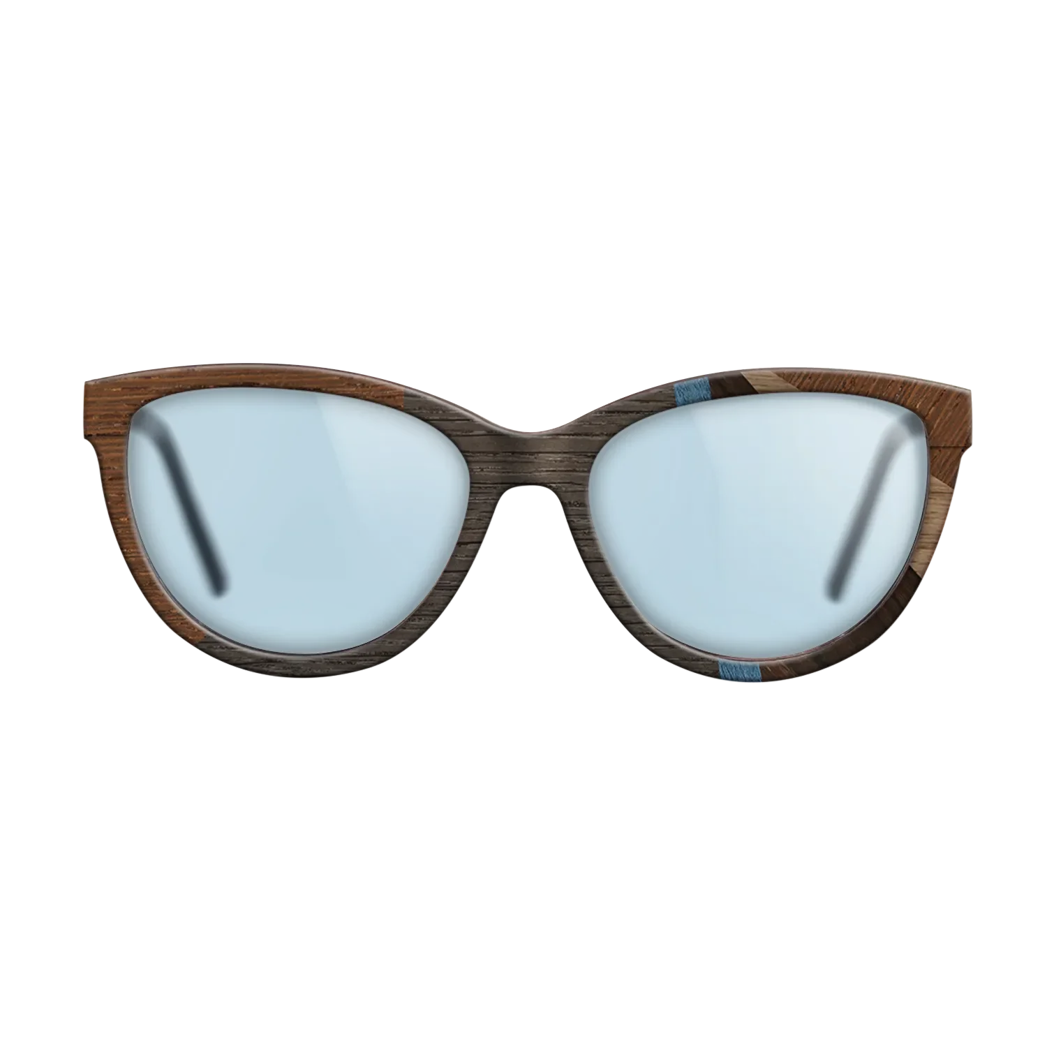 Fumed Oak,Walnut: Straight Grain,Poplar Dyed: Blue Denim,Wenge,Fumed Eucalyptus: Fractal - The Maiden - Cat - 1187 - SIRIS wood optic