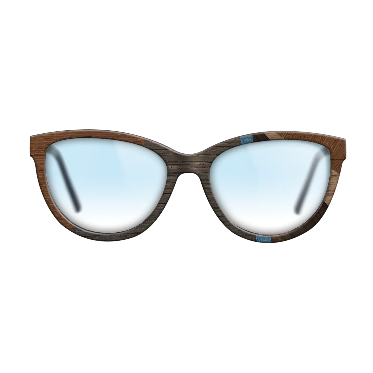 Fumed Oak,Walnut: Straight Grain,Poplar Dyed: Blue Denim,Wenge,Fumed Eucalyptus: Fractal - The Maiden - Cat - 1187 - SIRIS wood optic
