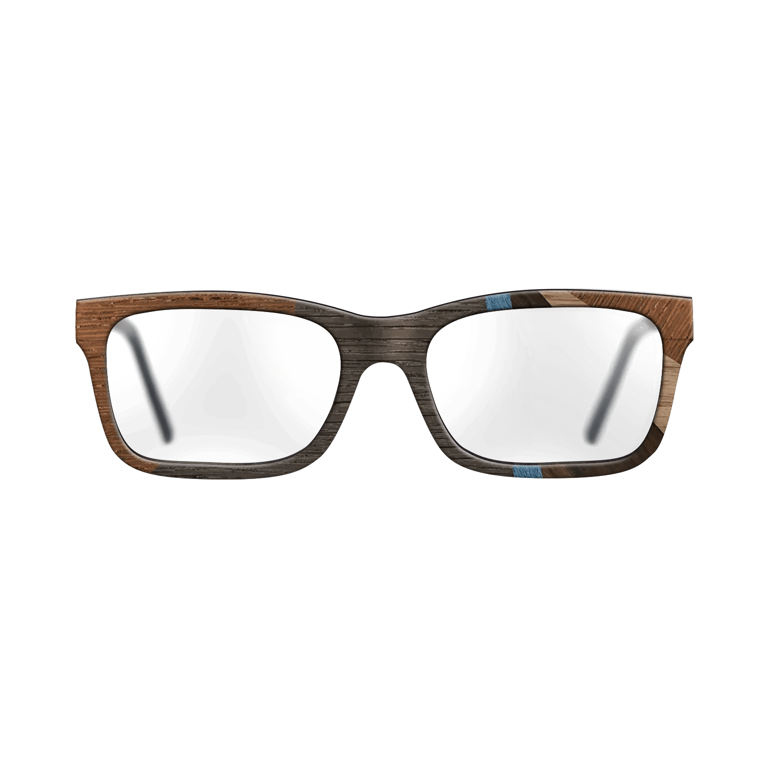 Fumed Oak,Walnut: Straight Grain,Poplar Dyed: Blue Denim,Wenge,Fumed Eucalyptus: Fractal - The Sage - Rectangle - 1187 - SIRIS wood optic