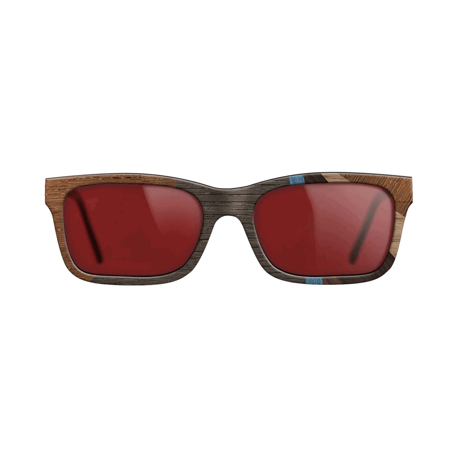 Fumed Oak,Walnut: Straight Grain,Poplar Dyed: Blue Denim,Wenge,Fumed Eucalyptus: Fractal - The Sage - Rectangle - 1187 - SIRIS wood optic