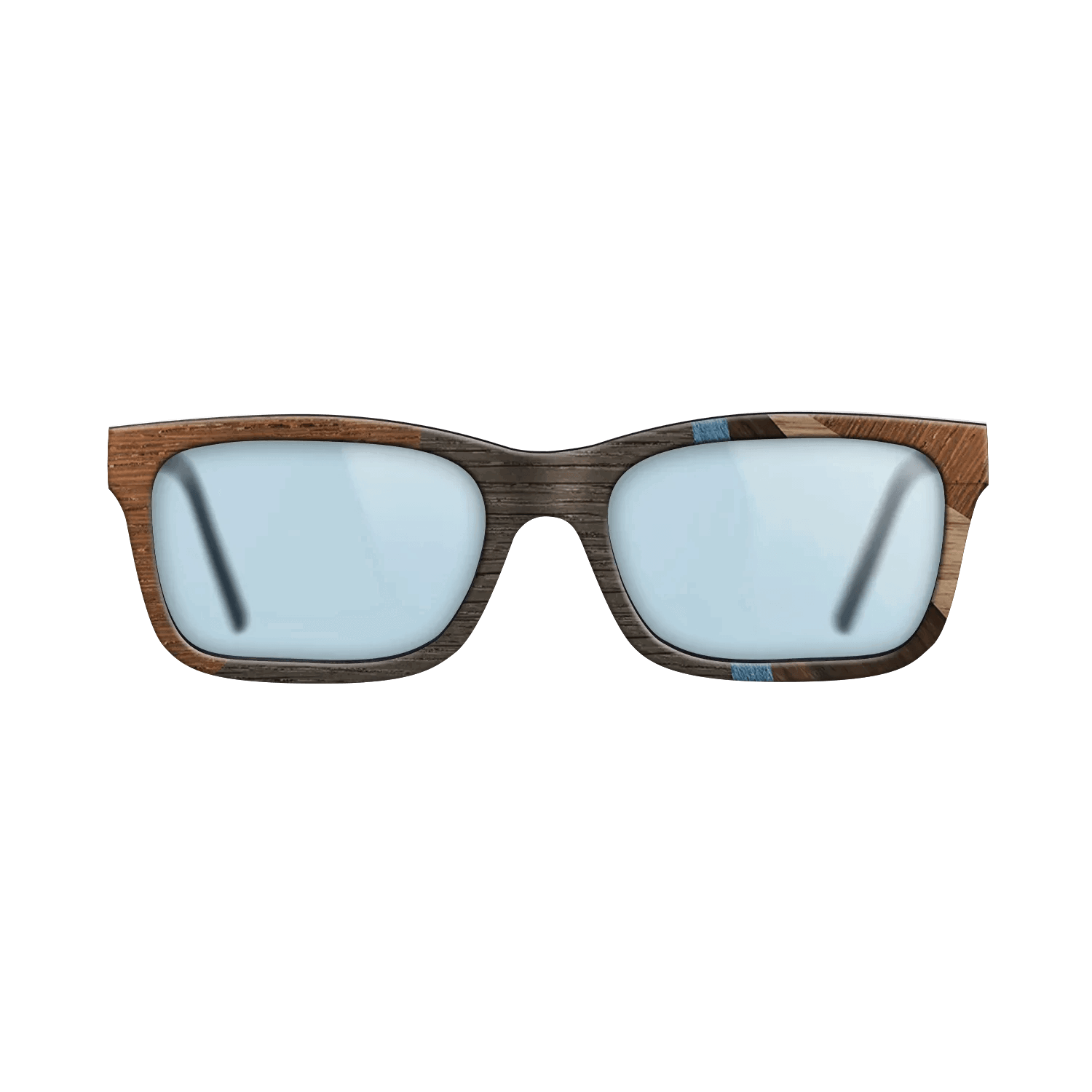 Fumed Oak,Walnut: Straight Grain,Poplar Dyed: Blue Denim,Wenge,Fumed Eucalyptus: Fractal - The Sage - Rectangle - 1187 - SIRIS wood optic