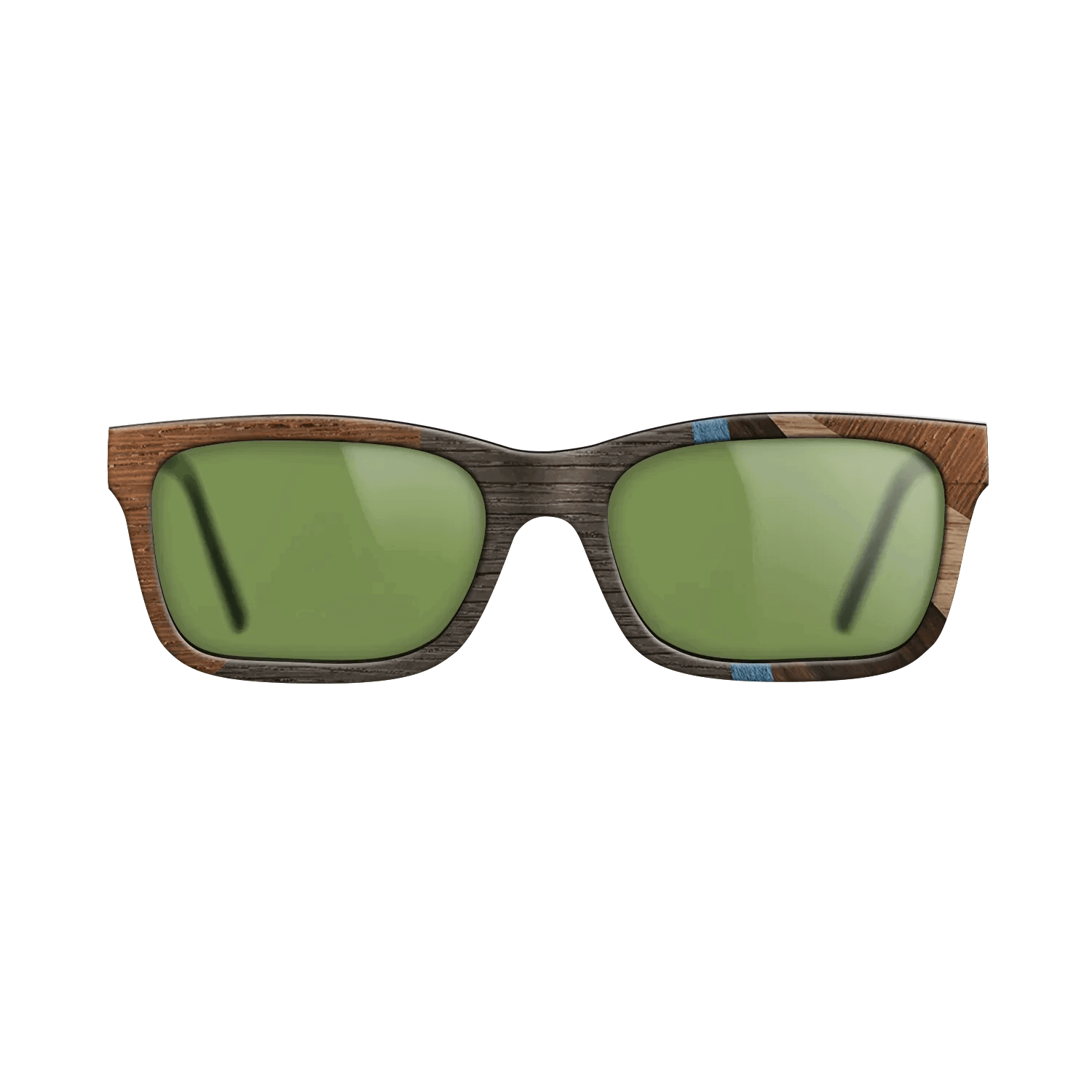 Fumed Oak,Walnut: Straight Grain,Poplar Dyed: Blue Denim,Wenge,Fumed Eucalyptus: Fractal - The Sage - Rectangle - 1187 - SIRIS wood optic