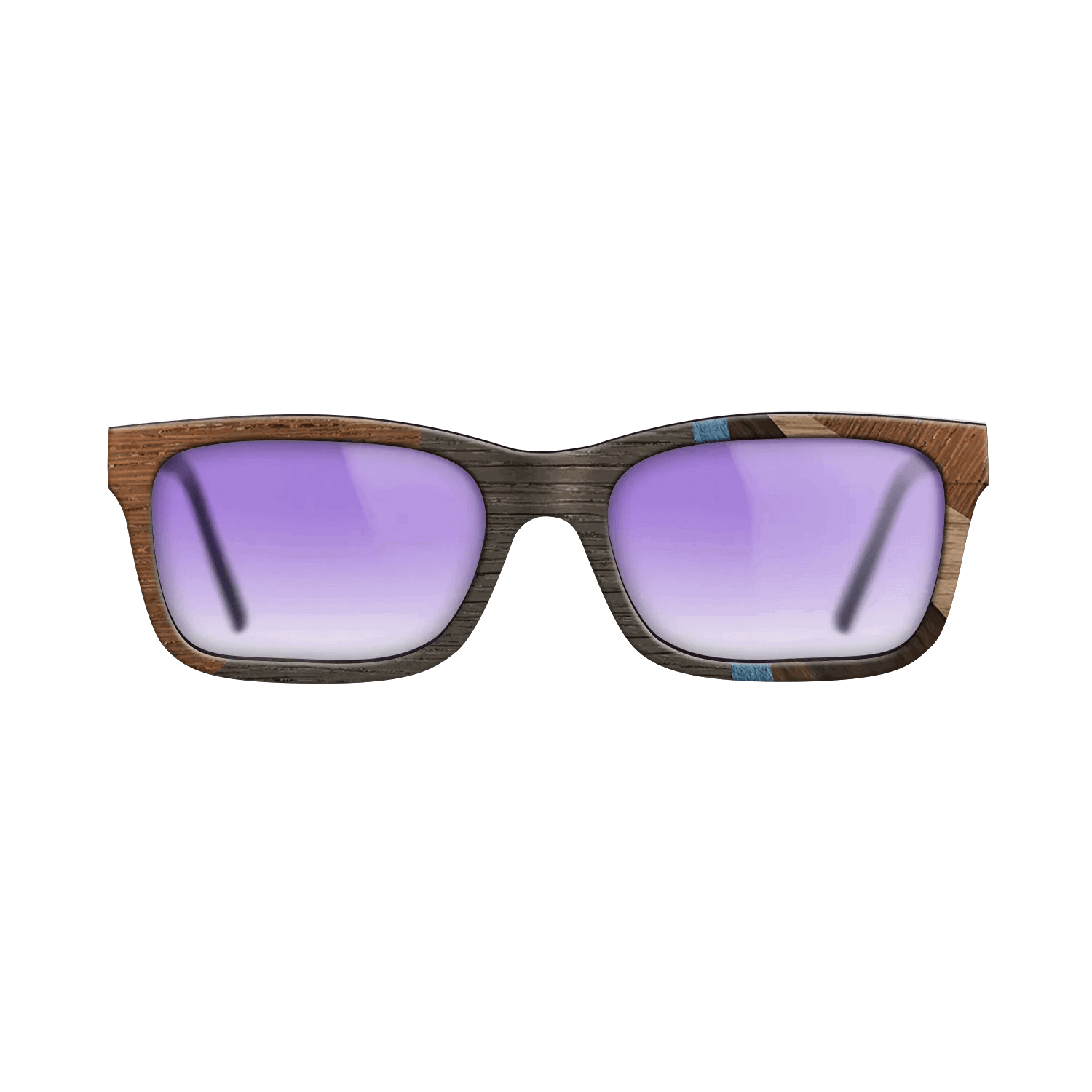 Fumed Oak,Walnut: Straight Grain,Poplar Dyed: Blue Denim,Wenge,Fumed Eucalyptus: Fractal - The Sage - Rectangle - 1187 - SIRIS wood optic