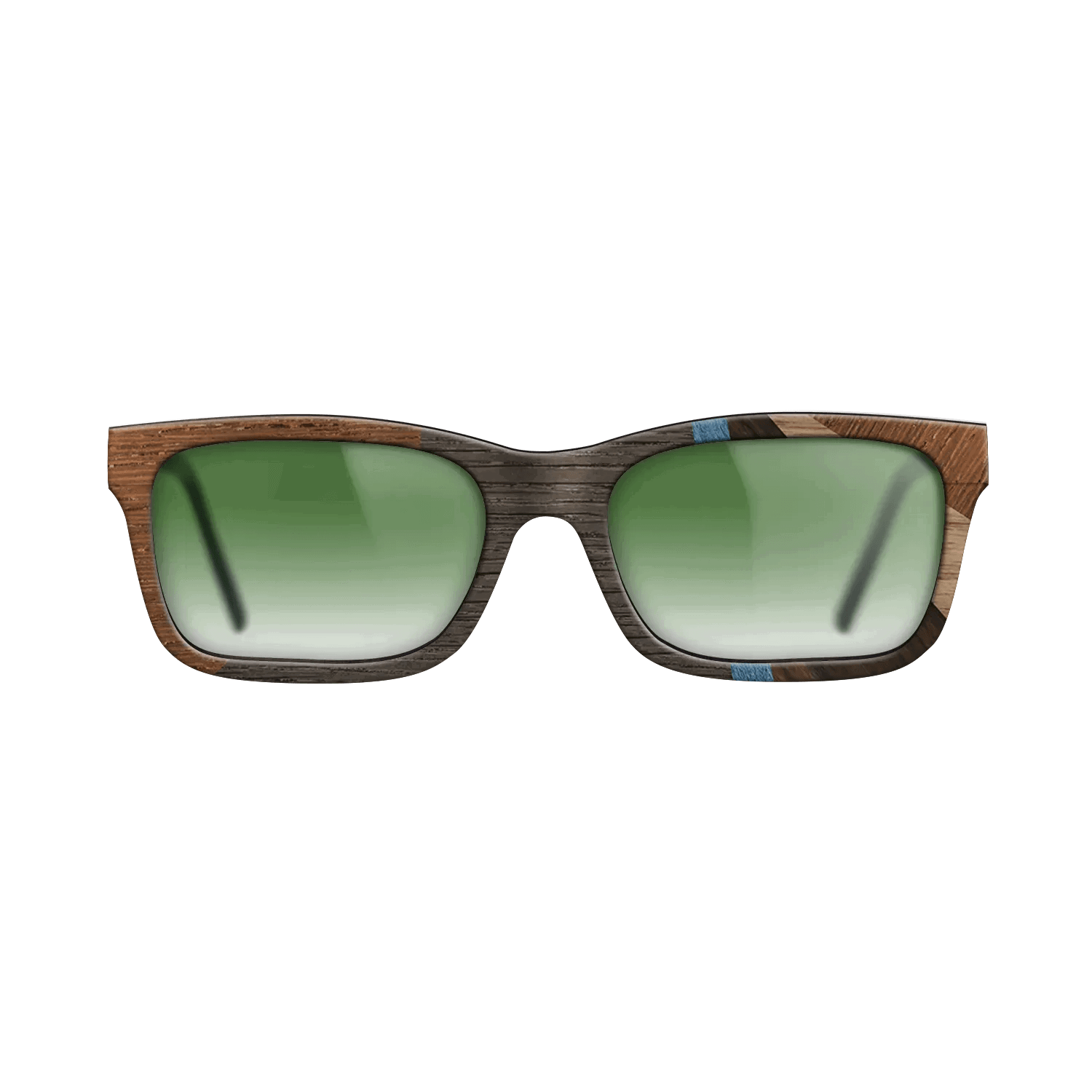 Fumed Oak,Walnut: Straight Grain,Poplar Dyed: Blue Denim,Wenge,Fumed Eucalyptus: Fractal - The Sage - Rectangle - 1187 - SIRIS wood optic