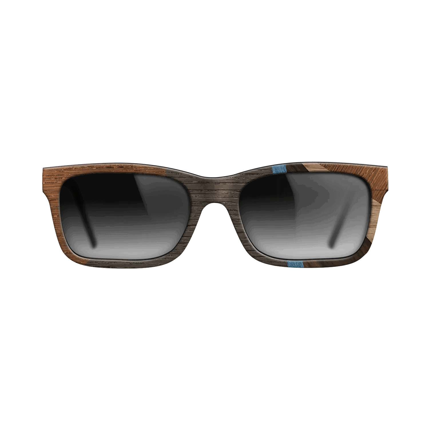 Fumed Oak,Walnut: Straight Grain,Poplar Dyed: Blue Denim,Wenge,Fumed Eucalyptus: Fractal - The Sage - Rectangle - 1187 - SIRIS wood optic