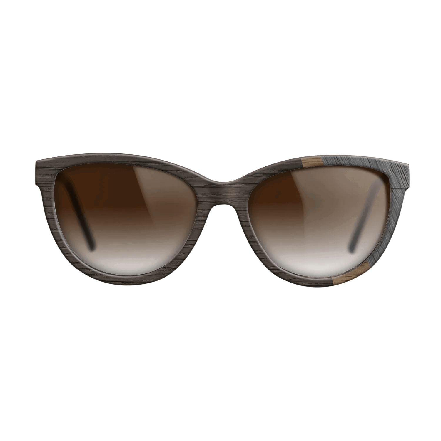 Fumed Oak,Walnut: Straight Grain,Poplar Dyed: Grey: Angle Cut - The Maiden - Cat - SIRIS wood optic