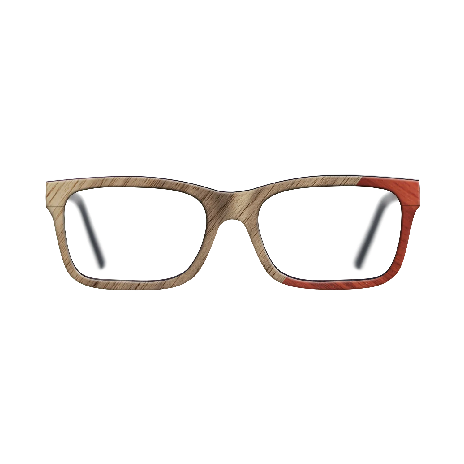 Fumed Oak,Walnut: Straight Grain,Poplar Dyed: Red: Angle Cut - The Sage - Rectangle - 2019 - SIRIS wood optic