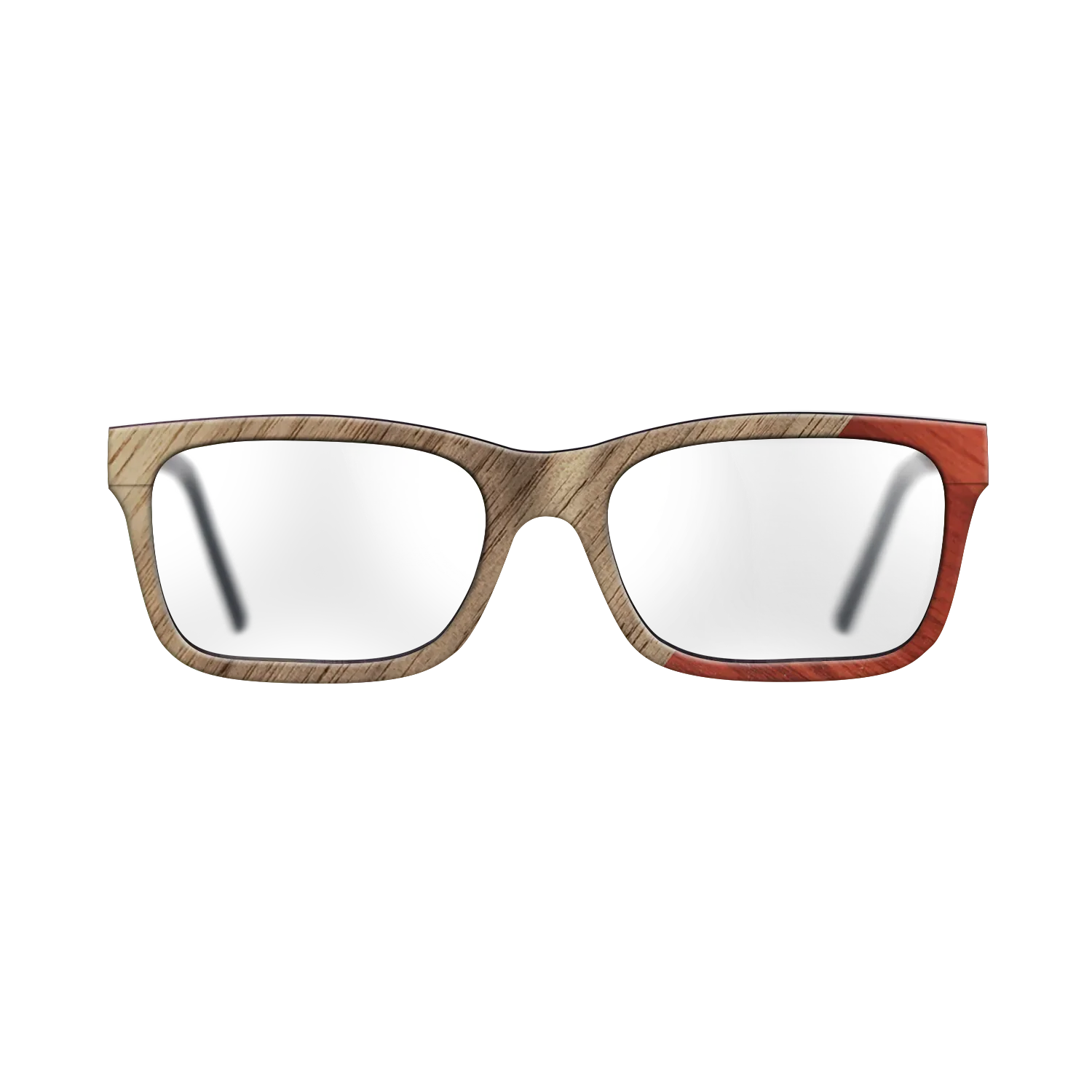 Fumed Oak,Walnut: Straight Grain,Poplar Dyed: Red: Angle Cut - The Sage - Rectangle - 2019 - SIRIS wood optic