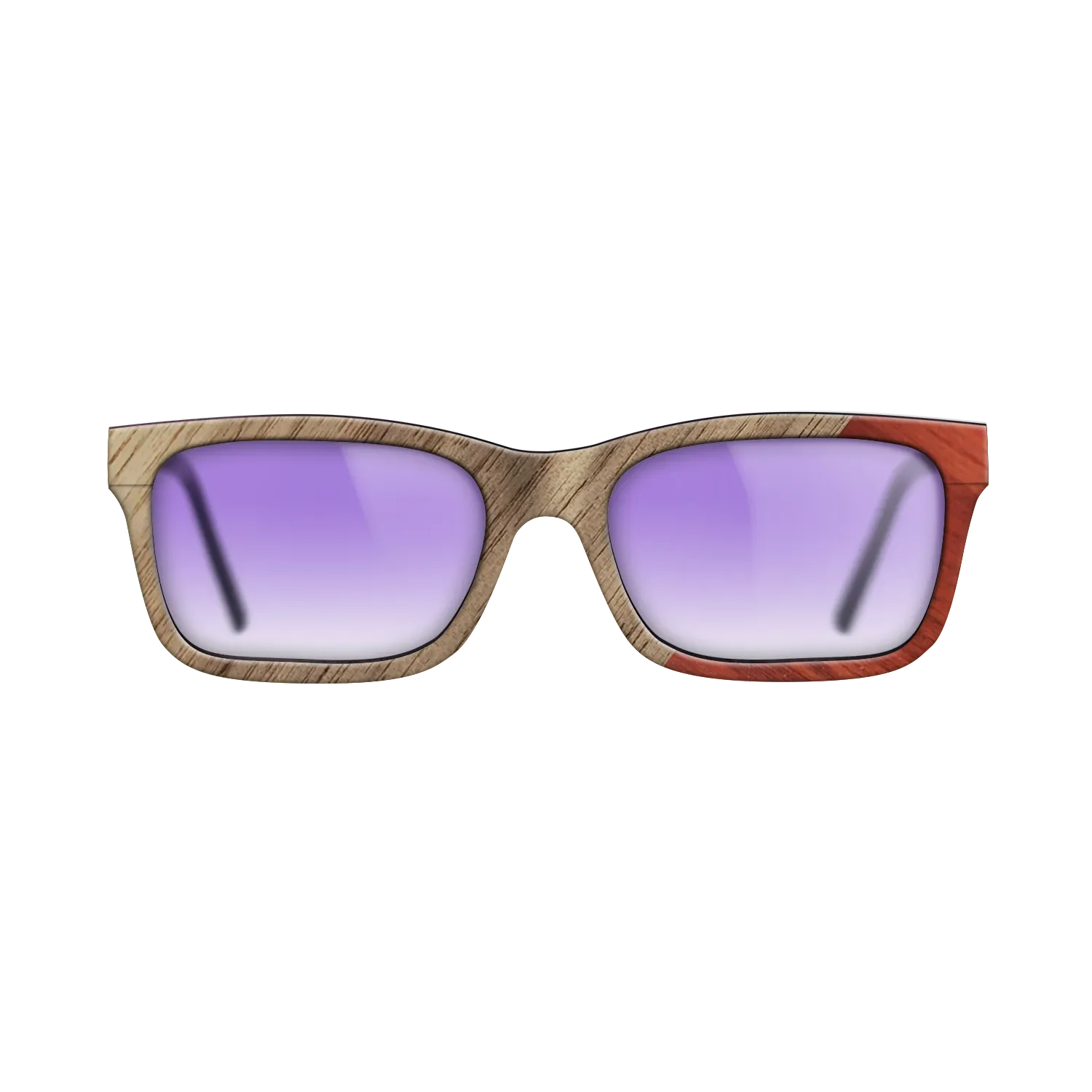 Fumed Oak,Walnut: Straight Grain,Poplar Dyed: Red: Angle Cut - The Sage - Rectangle - 2019 - SIRIS wood optic