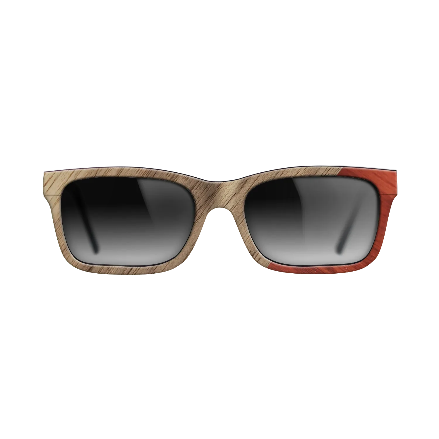 Fumed Oak,Walnut: Straight Grain,Poplar Dyed: Red: Angle Cut - The Sage - Rectangle - 2019 - SIRIS wood optic