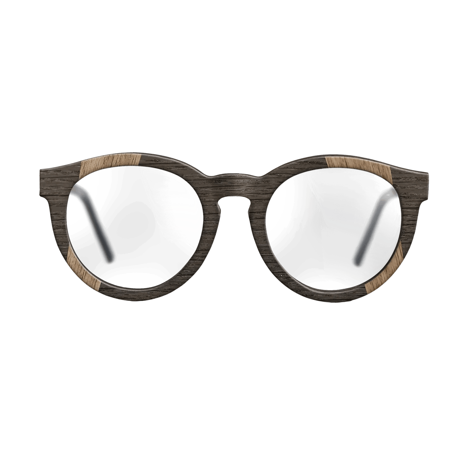 Fumed Oak,Walnut: Straight Grain: Recursive - The Rebel - Round - 1589 - SIRIS wood optic