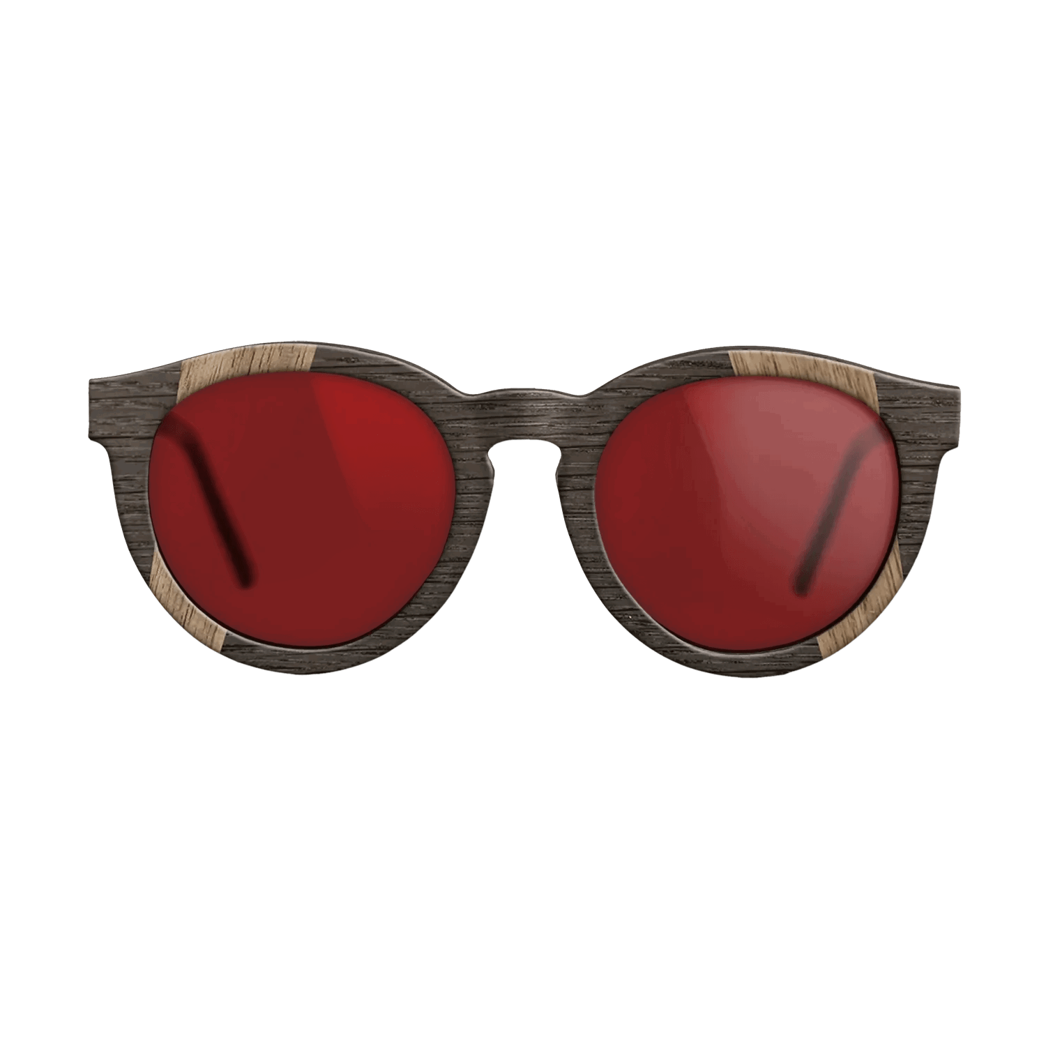 Fumed Oak,Walnut: Straight Grain: Recursive - The Rebel - Round - 1589 - SIRIS wood optic
