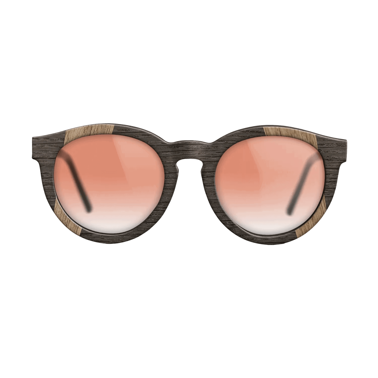 Fumed Oak,Walnut: Straight Grain: Recursive - The Rebel - Round - 1589 - SIRIS wood optic