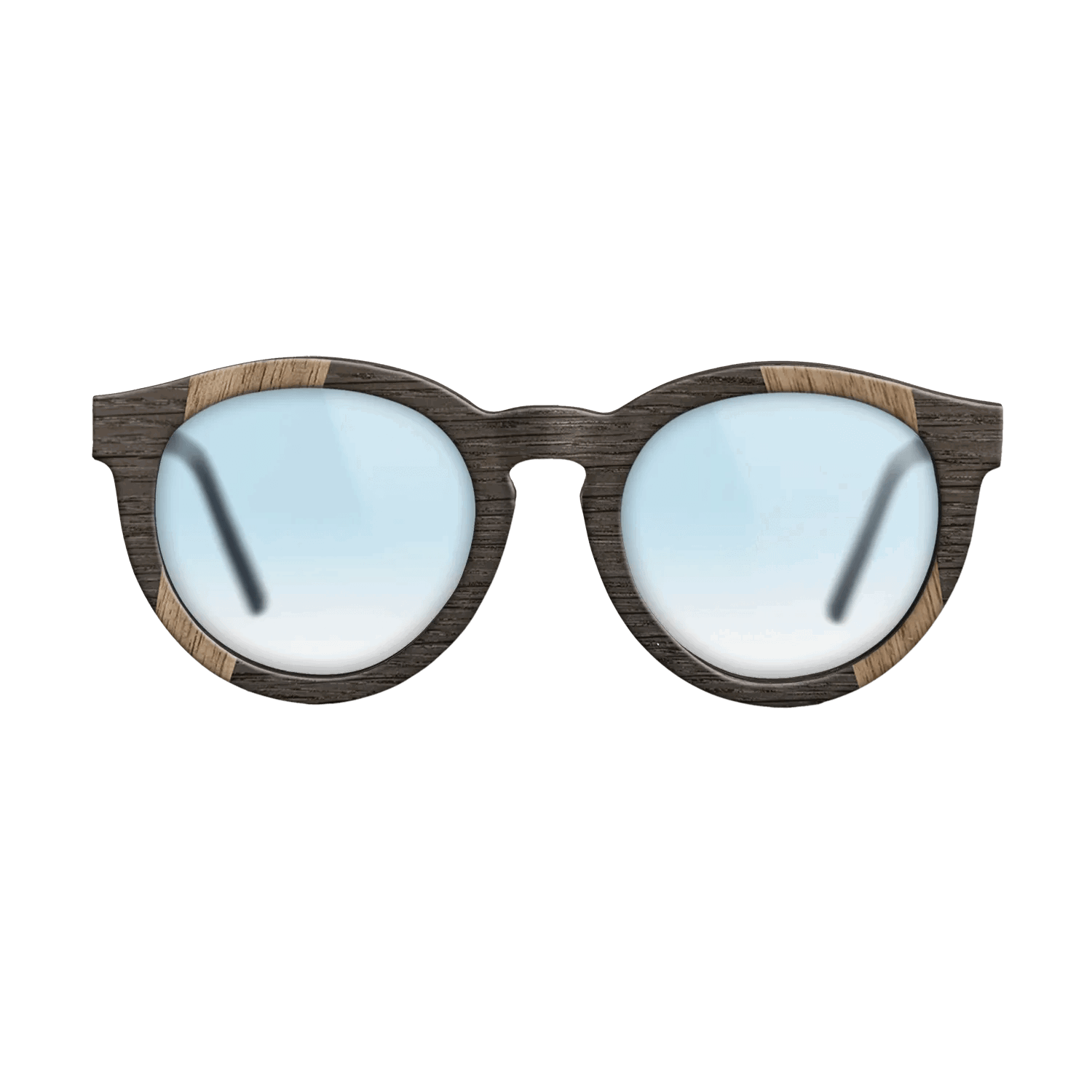 Fumed Oak,Walnut: Straight Grain: Recursive - The Rebel - Round - 1589 - SIRIS wood optic