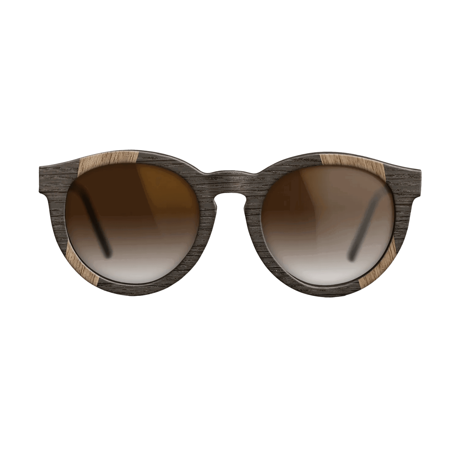 Fumed Oak,Walnut: Straight Grain: Recursive - The Rebel - Round - 1589 - SIRIS wood optic
