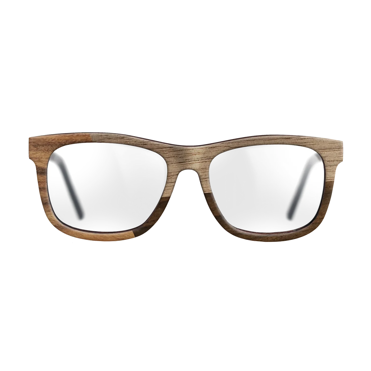 Fumed Oak,Walnut: Straight Grain,Santos Rosewood Dark,Ziricote Dark Quartered: Angle Cut - The Hero - Square - 1223 - SIRIS wood optic