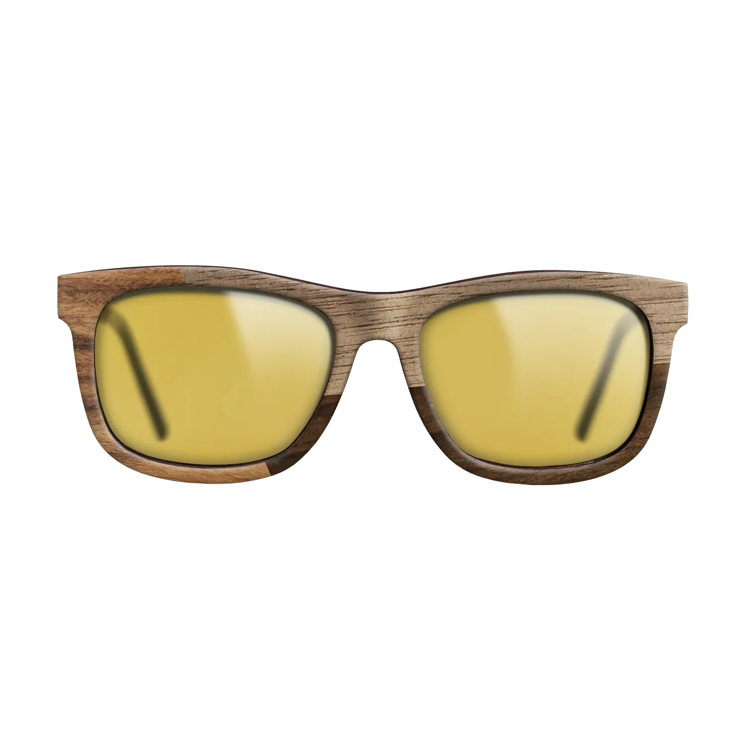Fumed Oak,Walnut: Straight Grain,Santos Rosewood Dark,Ziricote Dark Quartered: Angle Cut - The Hero - Square - 1223 - SIRIS wood optic