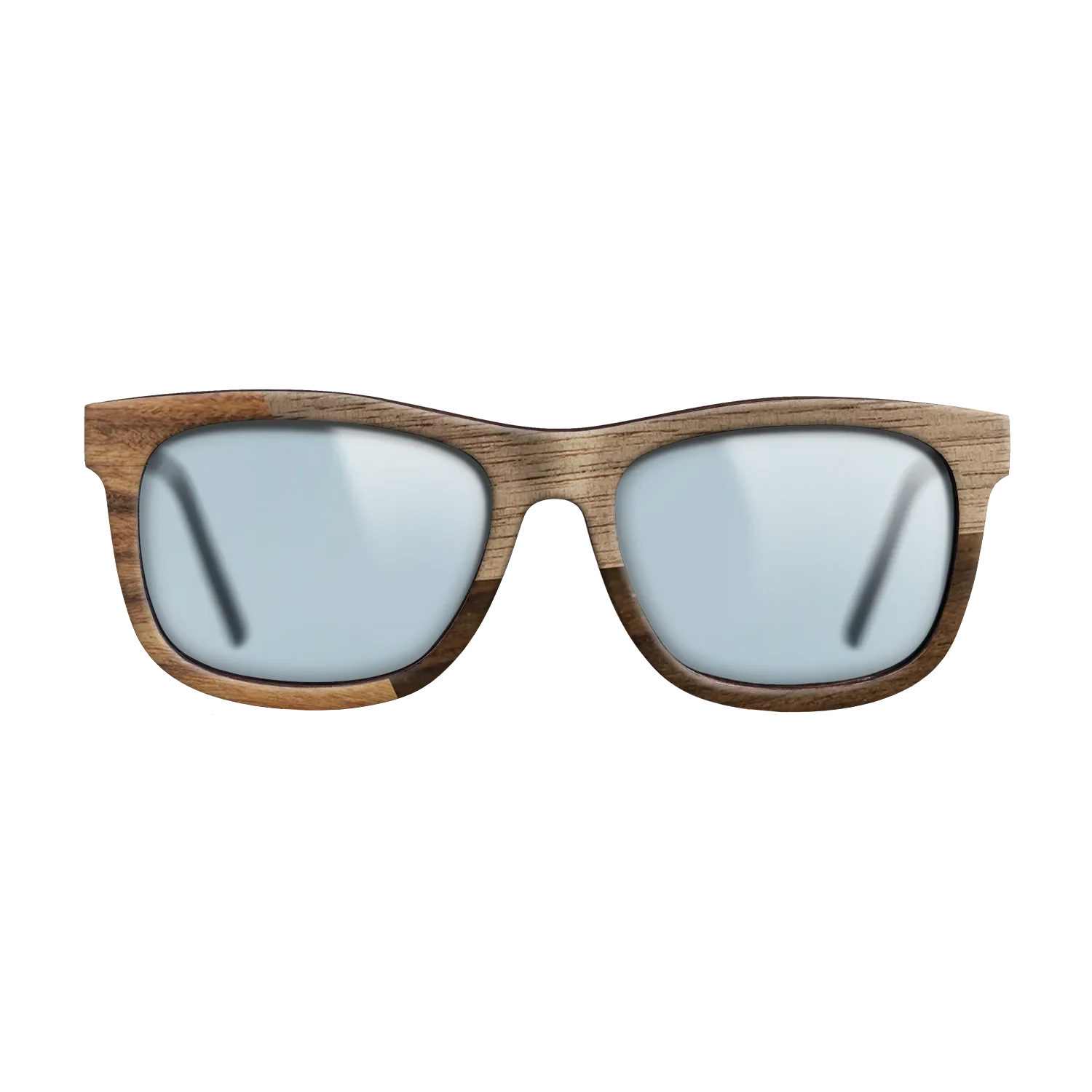 Fumed Oak,Walnut: Straight Grain,Santos Rosewood Dark,Ziricote Dark Quartered: Angle Cut - The Hero - Square - 1223 - SIRIS wood optic