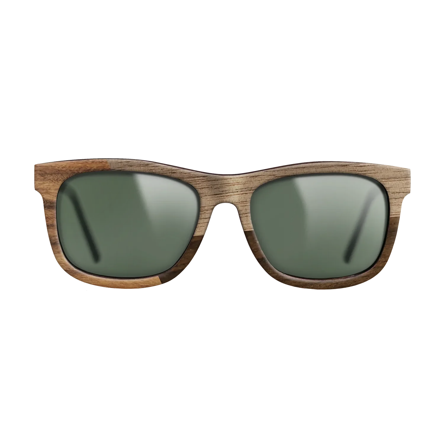 Fumed Oak,Walnut: Straight Grain,Santos Rosewood Dark,Ziricote Dark Quartered: Angle Cut - The Hero - Square - 1223 - SIRIS wood optic