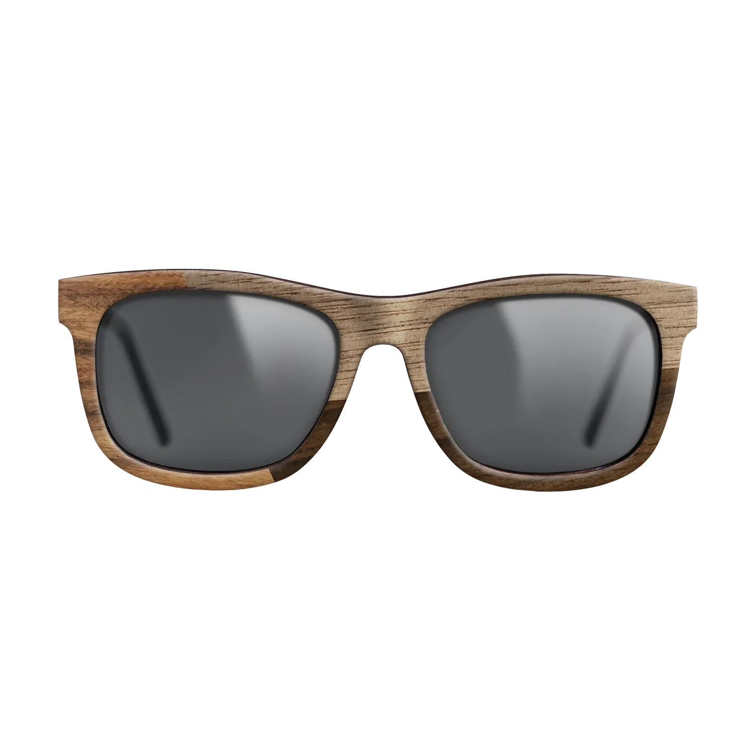 Fumed Oak,Walnut: Straight Grain,Santos Rosewood Dark,Ziricote Dark Quartered: Angle Cut - The Hero - Square - 1223 - SIRIS wood optic