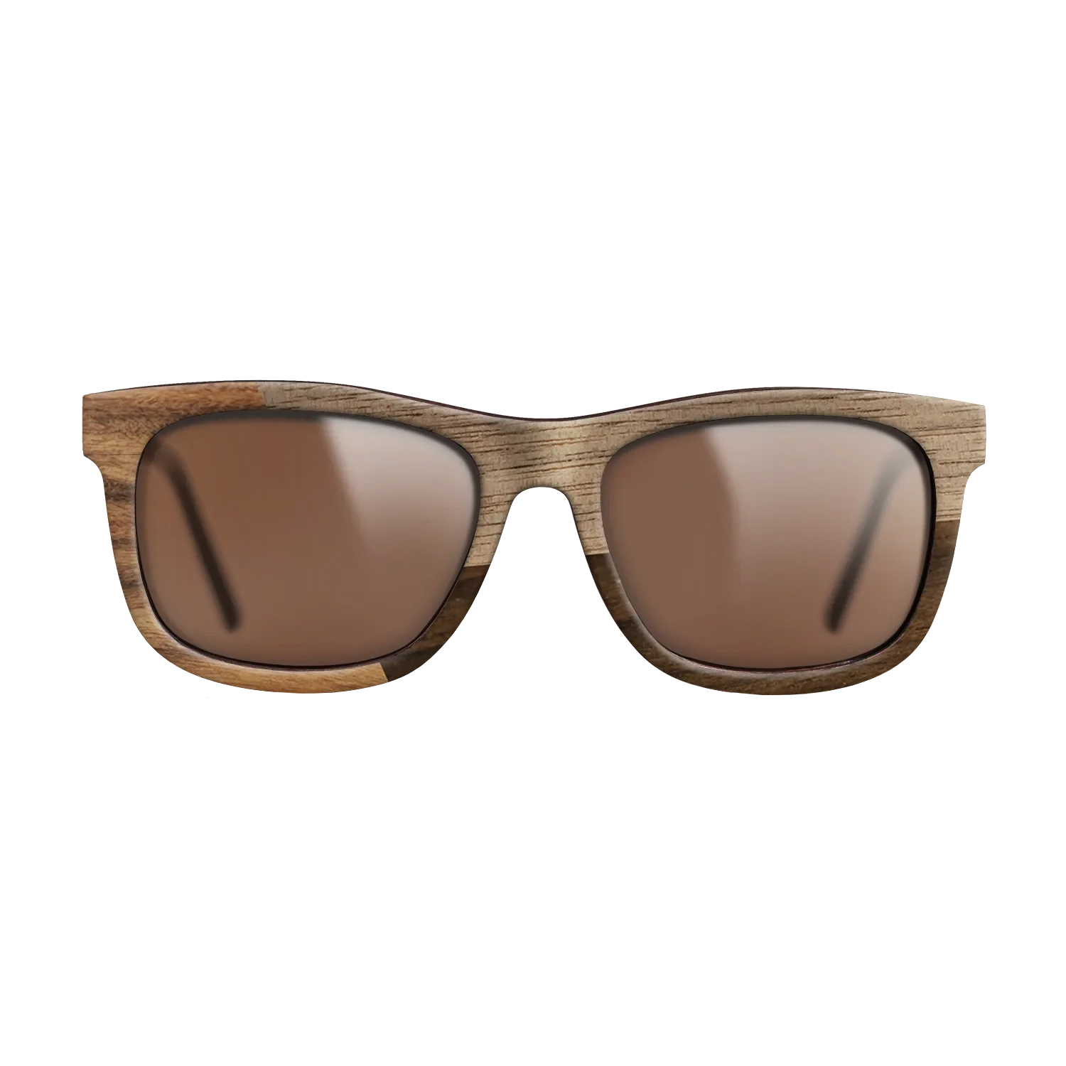 Fumed Oak,Walnut: Straight Grain,Santos Rosewood Dark,Ziricote Dark Quartered: Angle Cut - The Hero - Square - 1223 - SIRIS wood optic