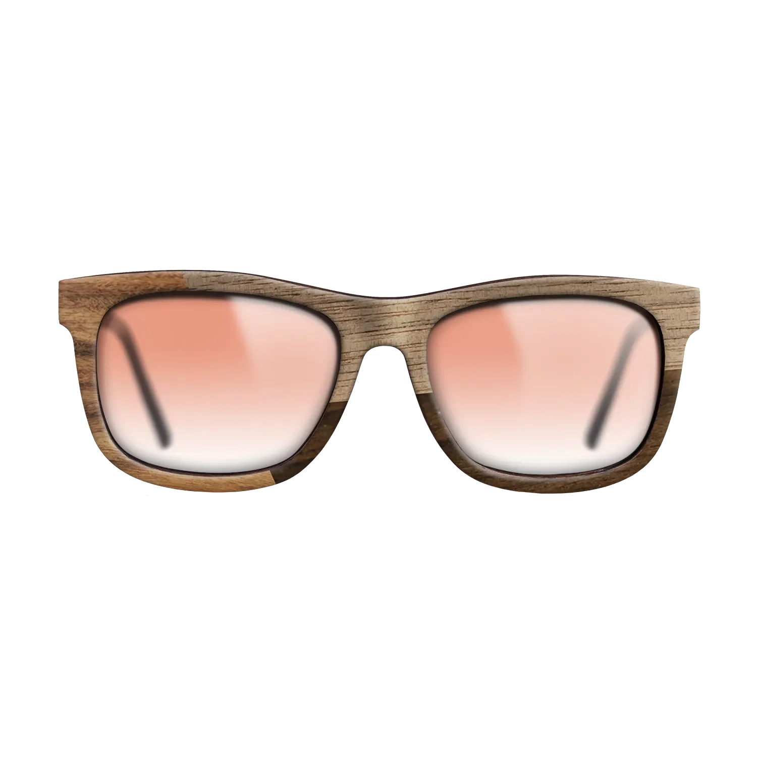 Fumed Oak,Walnut: Straight Grain,Santos Rosewood Dark,Ziricote Dark Quartered: Angle Cut - The Hero - Square - 1223 - SIRIS wood optic