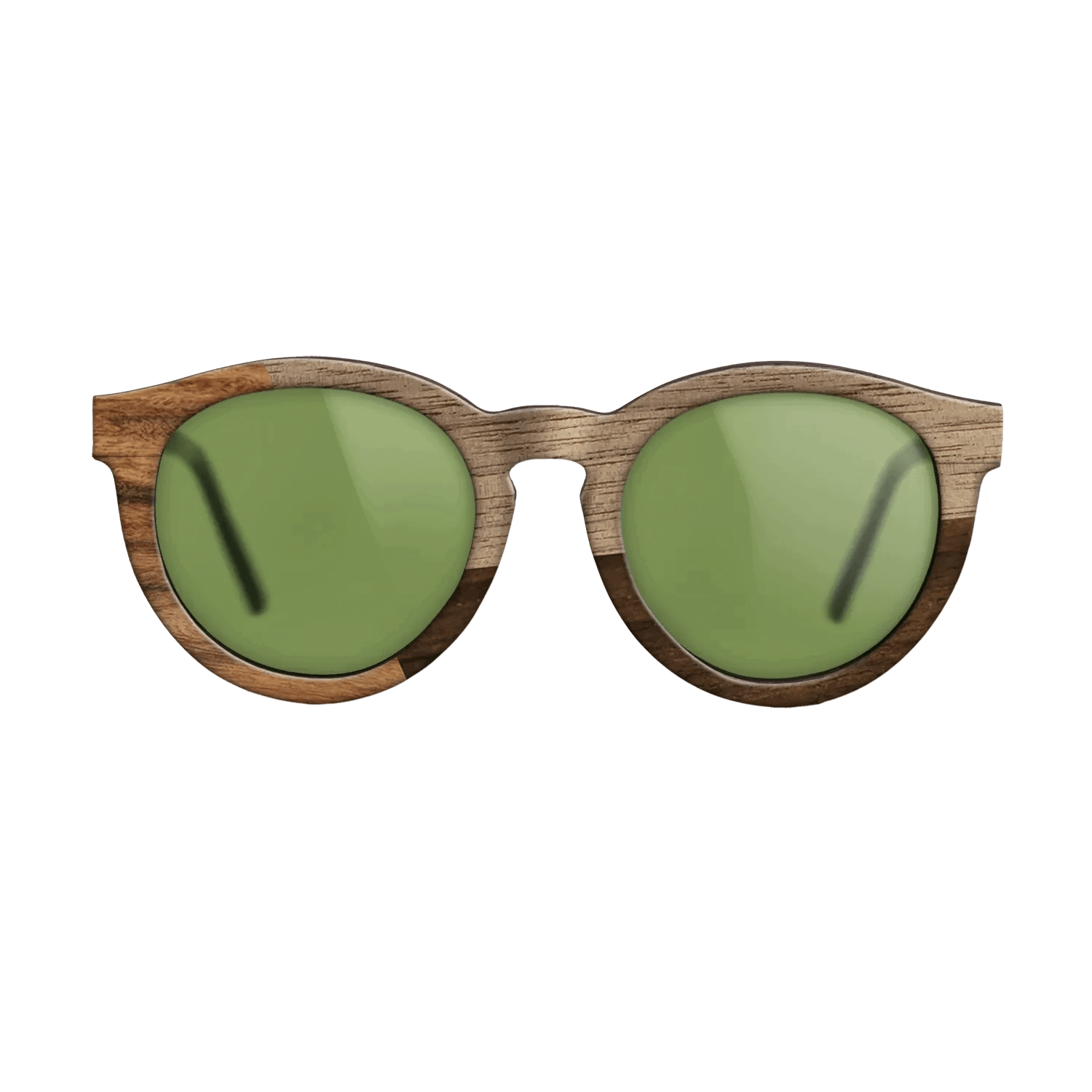 Fumed Oak,Walnut: Straight Grain,Santos Rosewood Dark,Ziricote Dark Quartered: Angle Cut - The Rebel - Round - 1223 - SIRIS wood optic