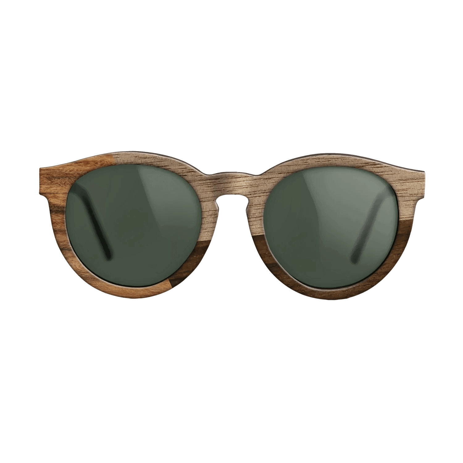 Fumed Oak,Walnut: Straight Grain,Santos Rosewood Dark,Ziricote Dark Quartered: Angle Cut - The Rebel - Round - 1223 - SIRIS wood optic