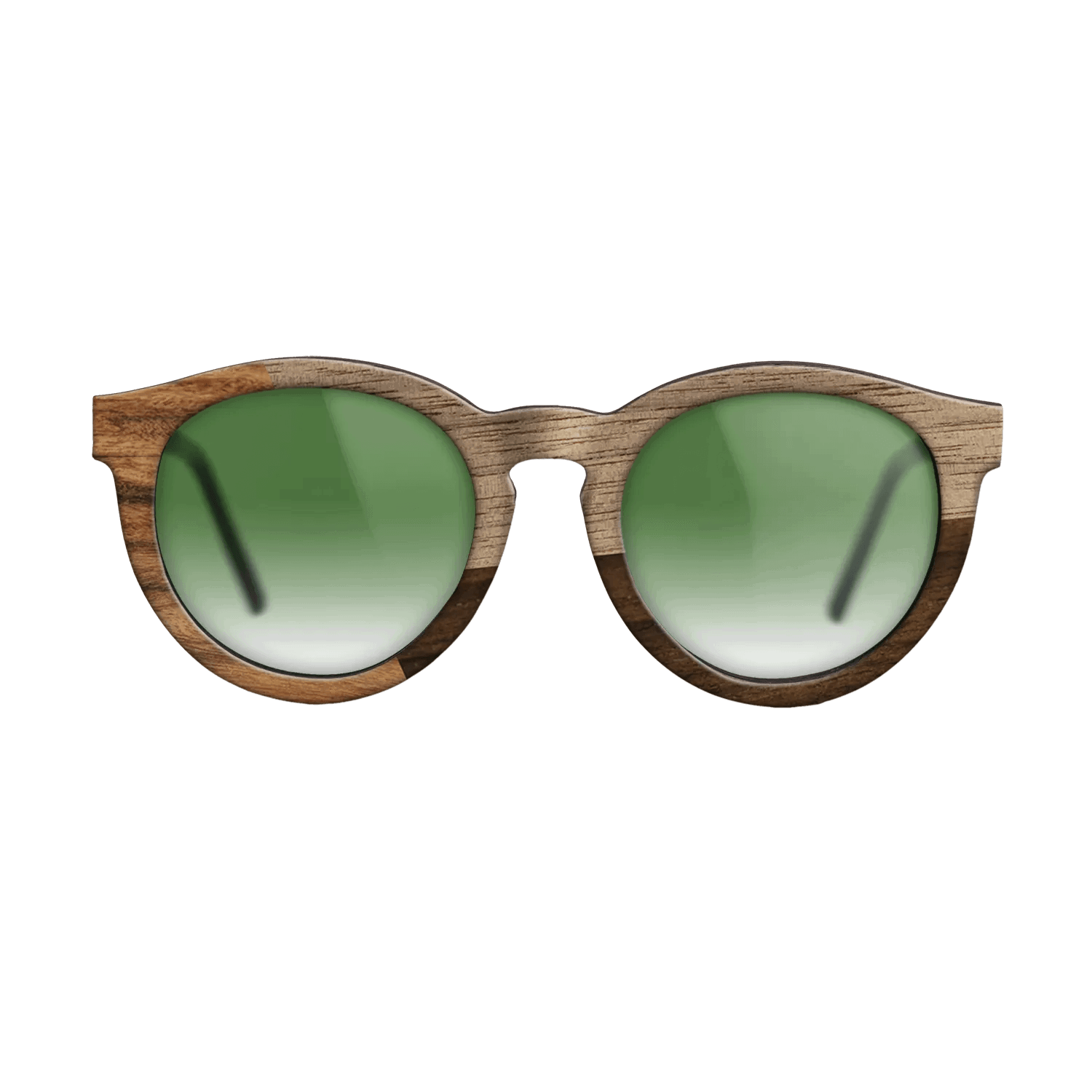 Fumed Oak,Walnut: Straight Grain,Santos Rosewood Dark,Ziricote Dark Quartered: Angle Cut - The Rebel - Round - 1223 - SIRIS wood optic