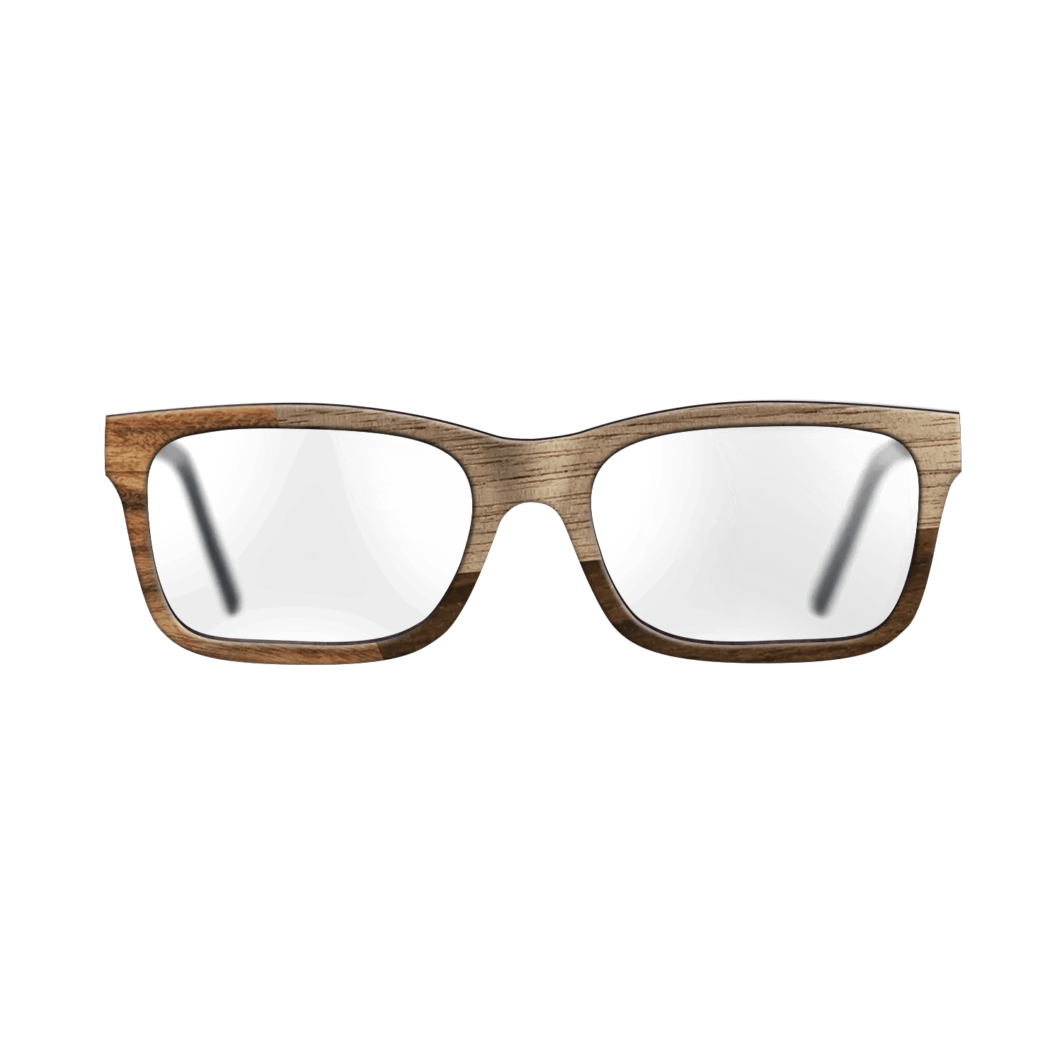 Fumed Oak,Walnut: Straight Grain,Santos Rosewood Dark,Ziricote Dark Quartered: Angle Cut - The Sage - Rectangle - 1223 - SIRIS wood optic