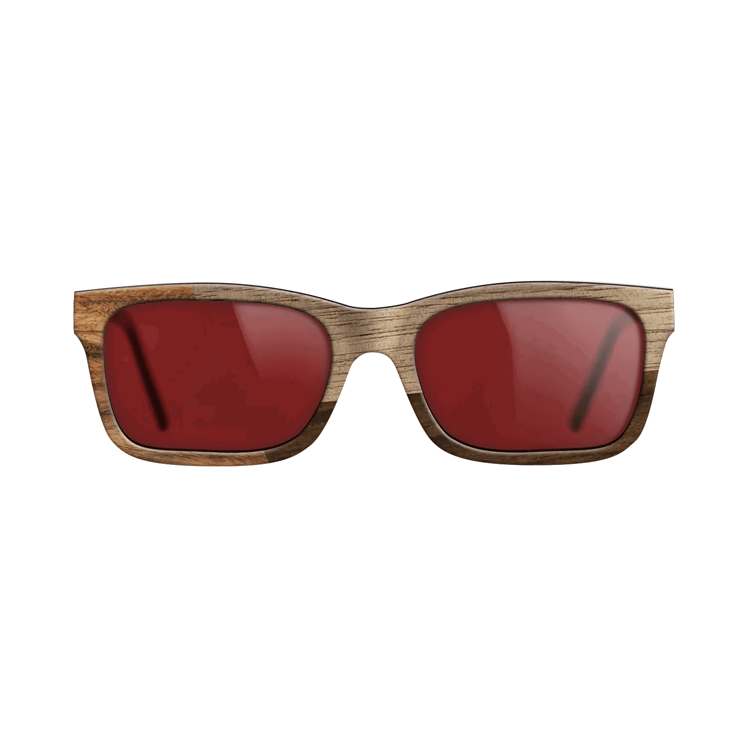 Fumed Oak,Walnut: Straight Grain,Santos Rosewood Dark,Ziricote Dark Quartered: Angle Cut - The Sage - Rectangle - 1223 - SIRIS wood optic