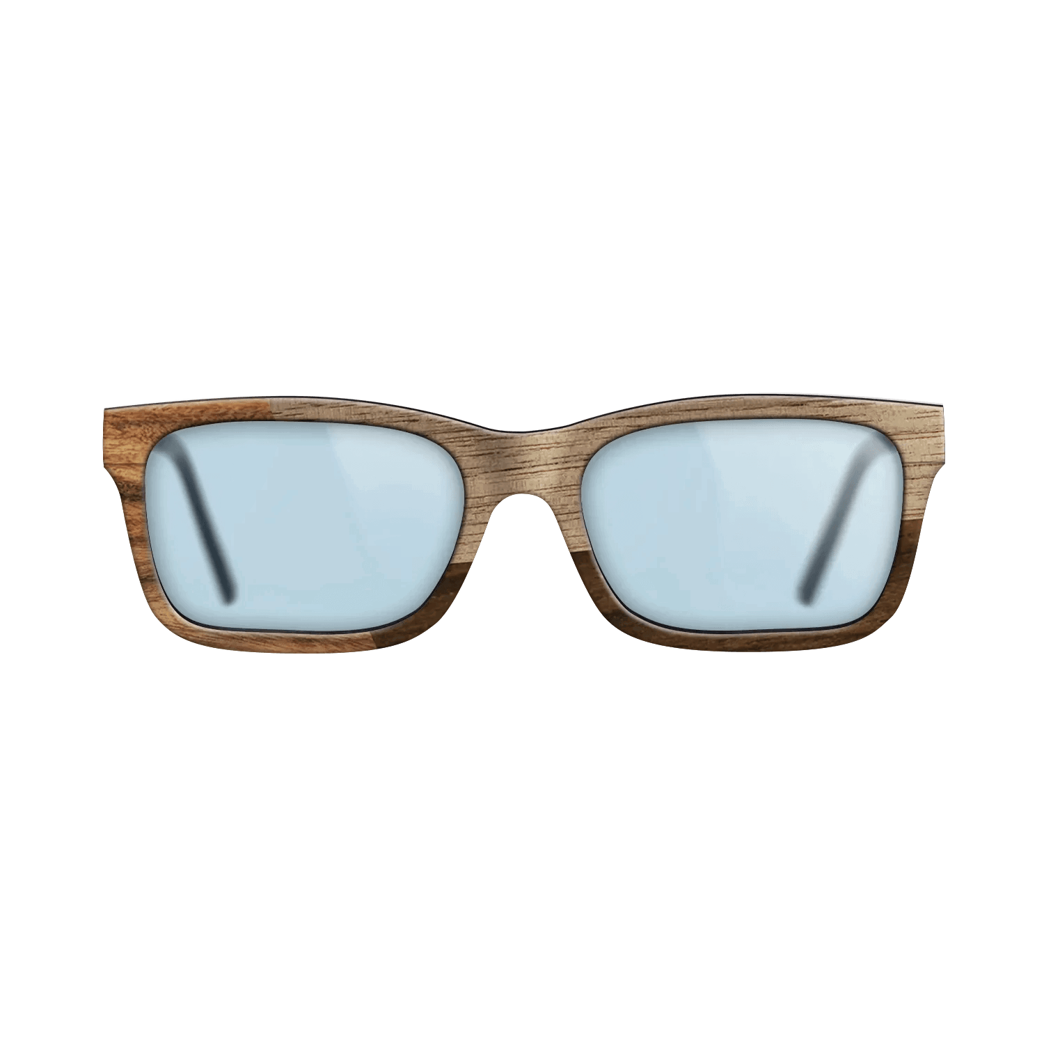 Fumed Oak,Walnut: Straight Grain,Santos Rosewood Dark,Ziricote Dark Quartered: Angle Cut - The Sage - Rectangle - 1223 - SIRIS wood optic