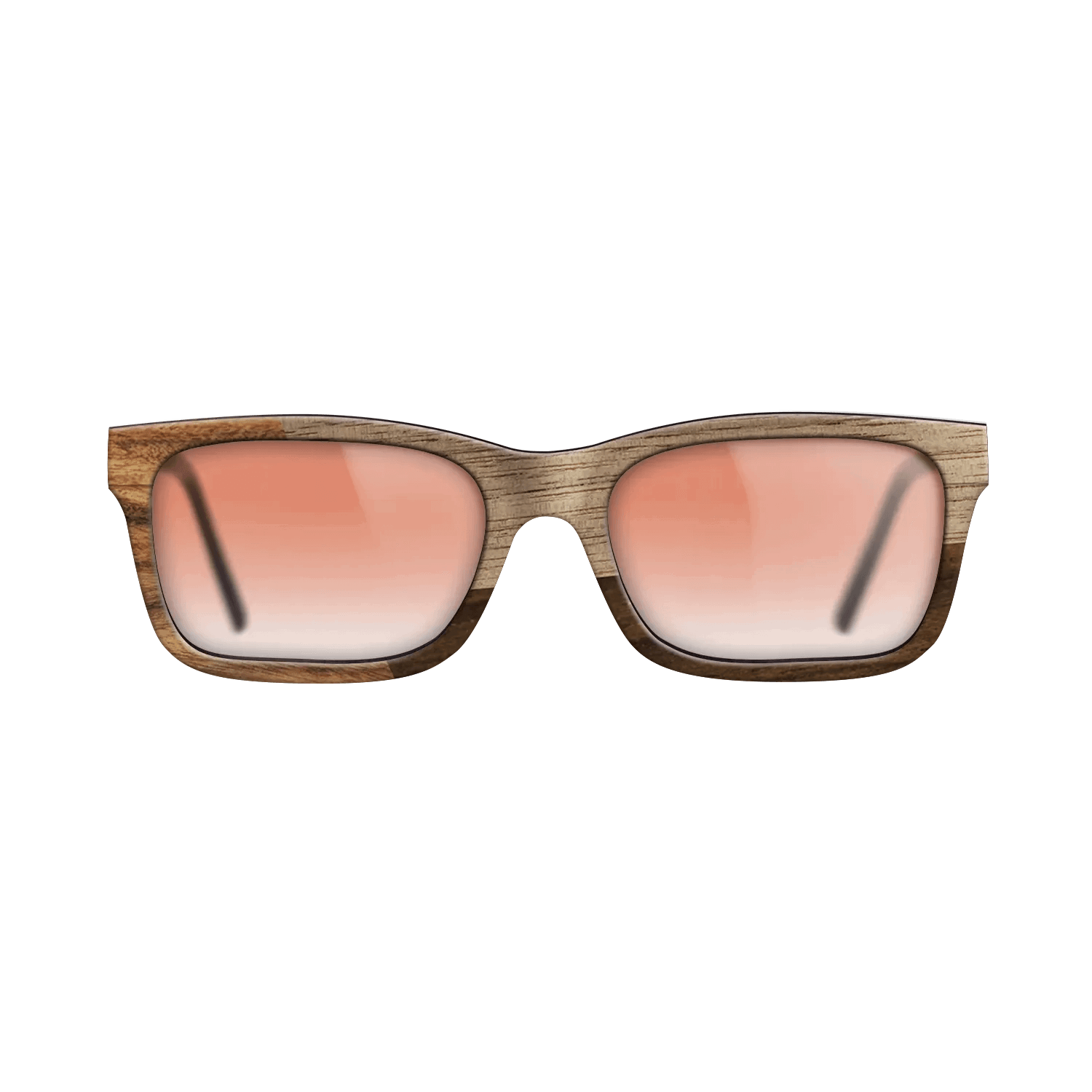 Fumed Oak,Walnut: Straight Grain,Santos Rosewood Dark,Ziricote Dark Quartered: Angle Cut - The Sage - Rectangle - 1223 - SIRIS wood optic