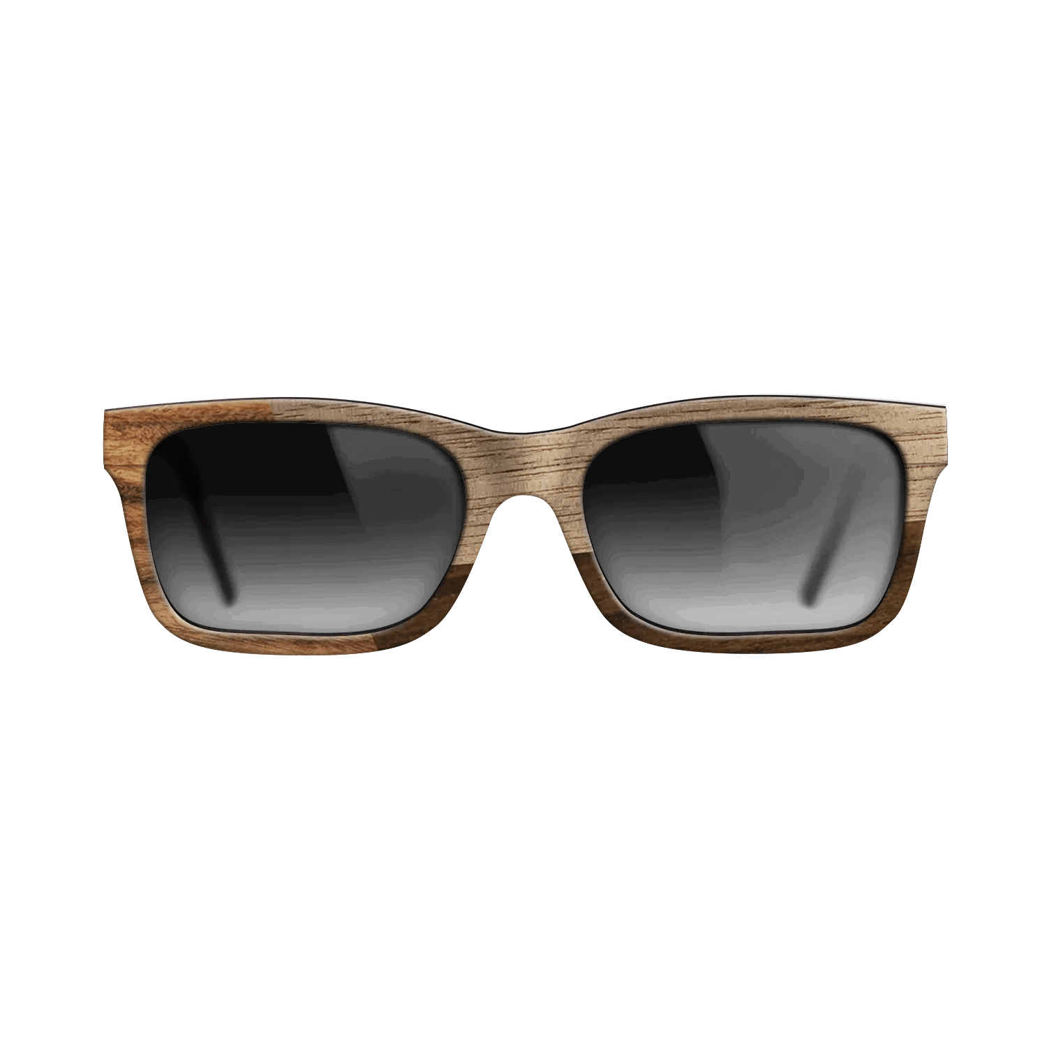 Fumed Oak,Walnut: Straight Grain,Santos Rosewood Dark,Ziricote Dark Quartered: Angle Cut - The Sage - Rectangle - 1223 - SIRIS wood optic