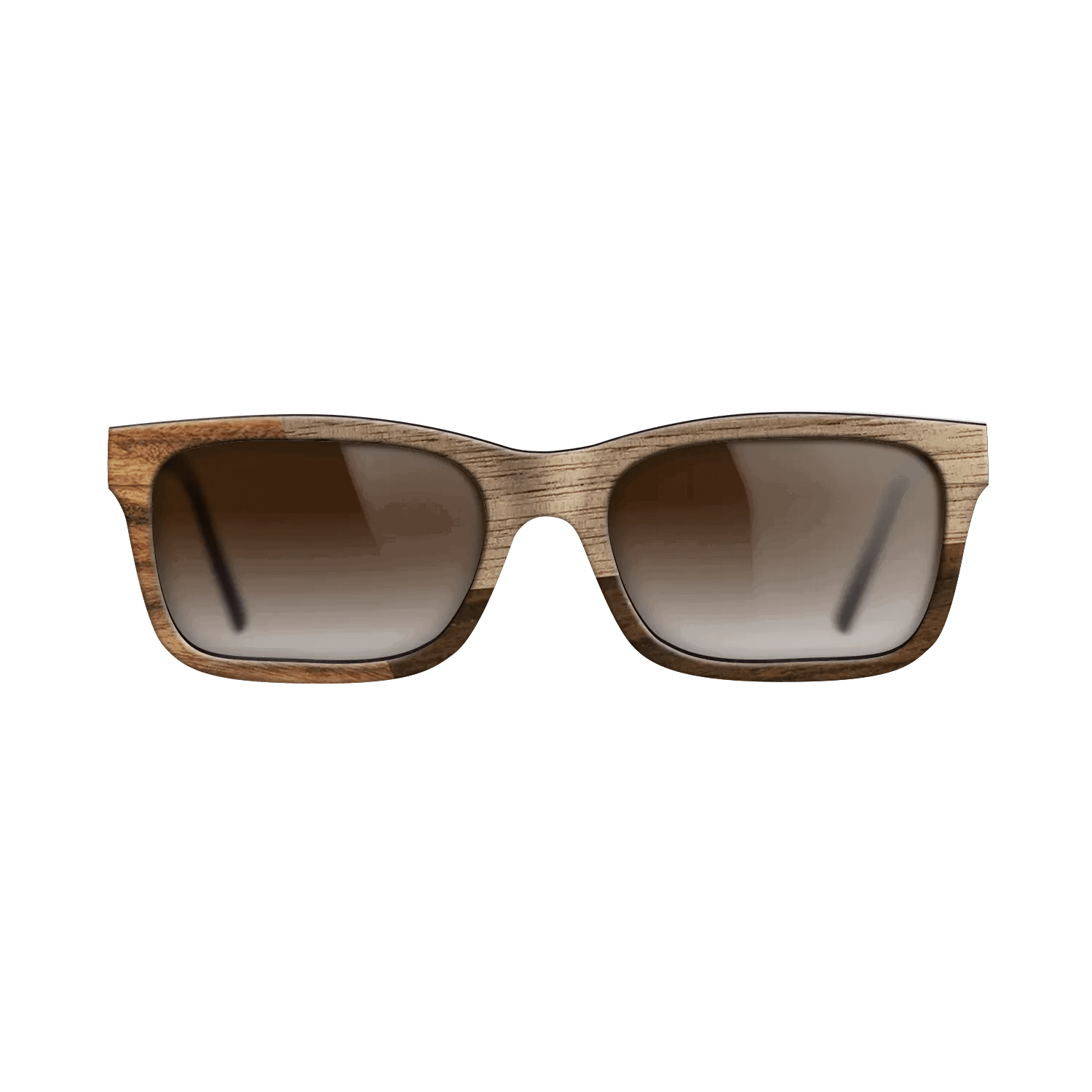 Fumed Oak,Walnut: Straight Grain,Santos Rosewood Dark,Ziricote Dark Quartered: Angle Cut - The Sage - Rectangle - 1223 - SIRIS wood optic