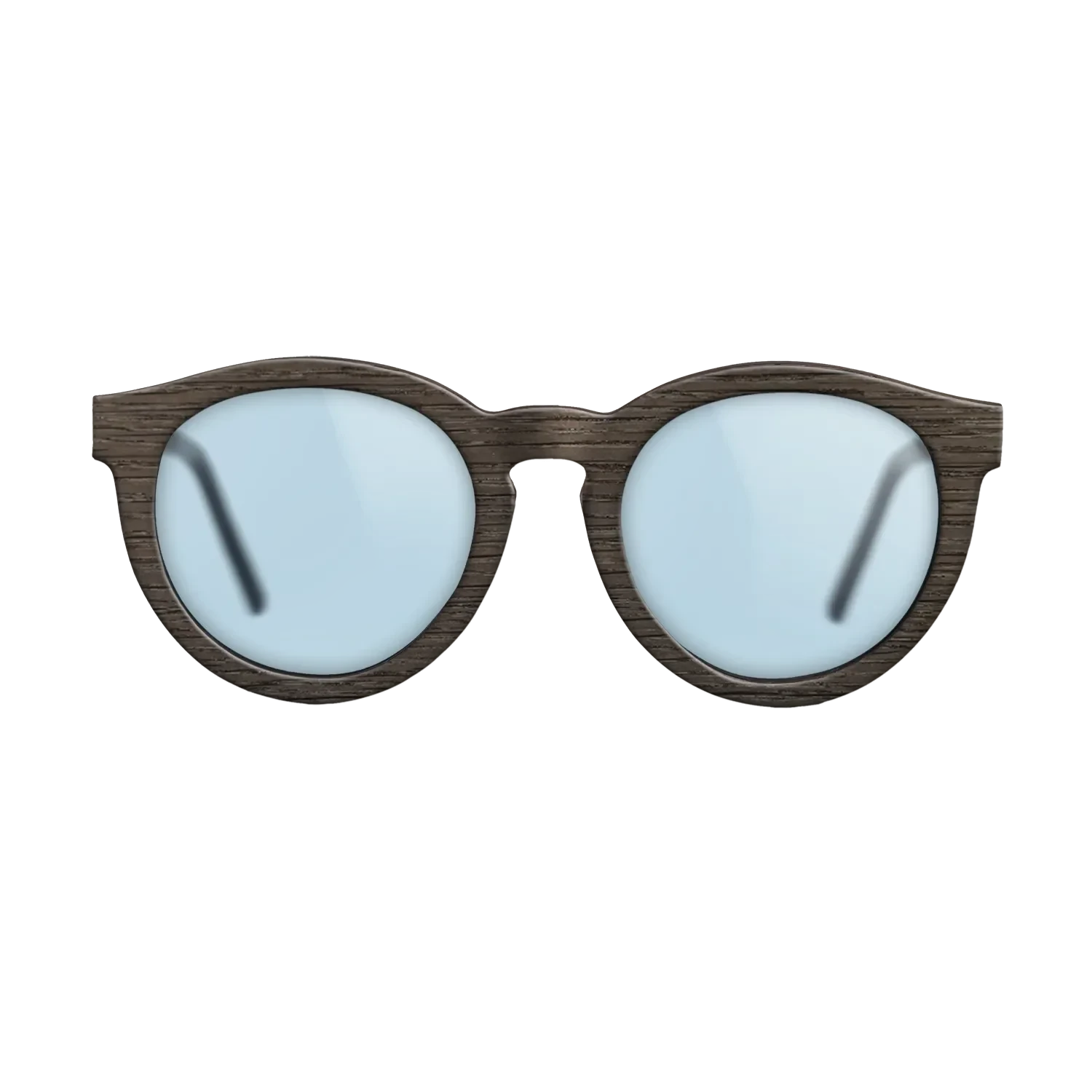 Fumed Oak,Walnut: Straight Grain: Single Cut - The Rebel - Round - SIRIS wood optic