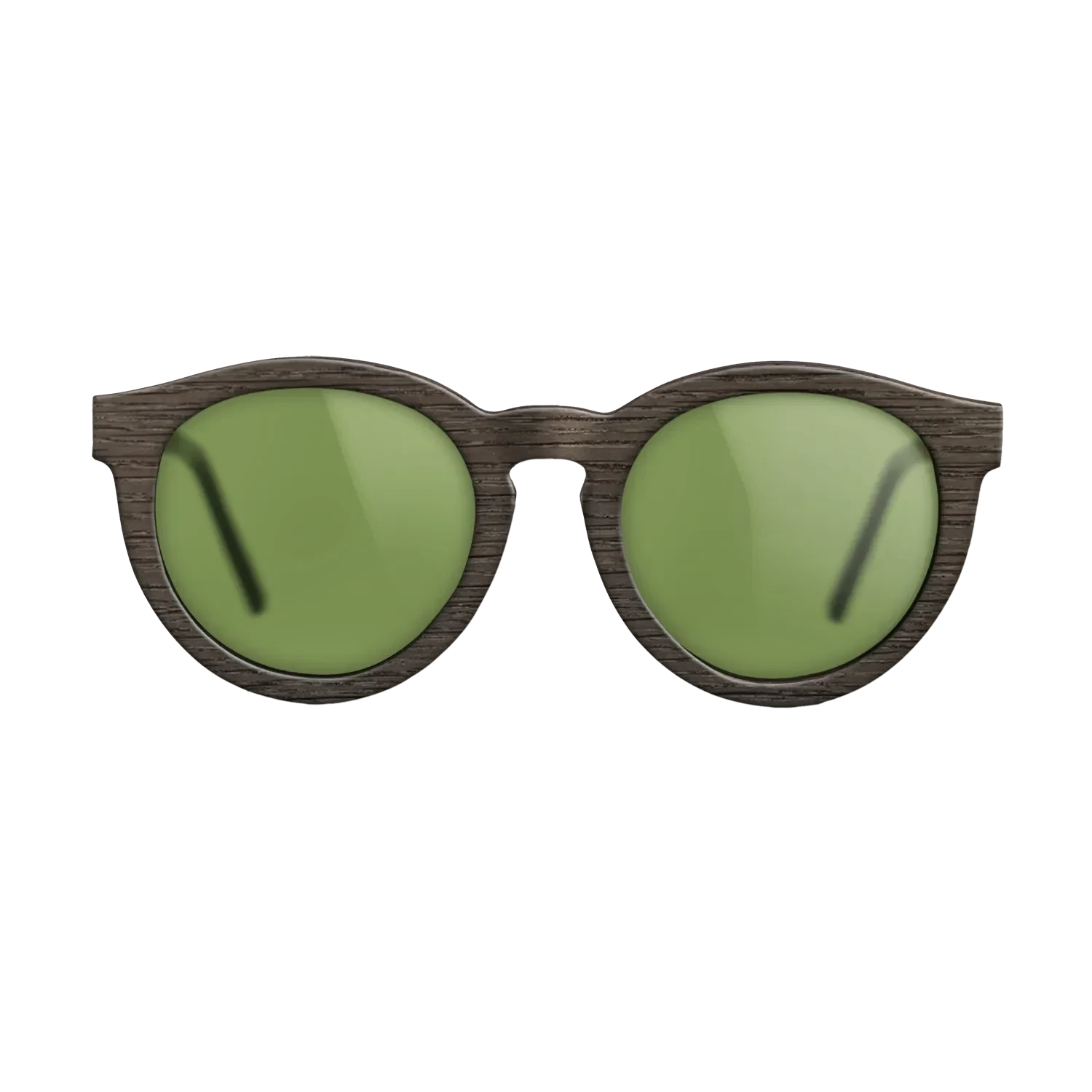 Fumed Oak,Walnut: Straight Grain: Single Cut - The Rebel - Round - SIRIS wood optic