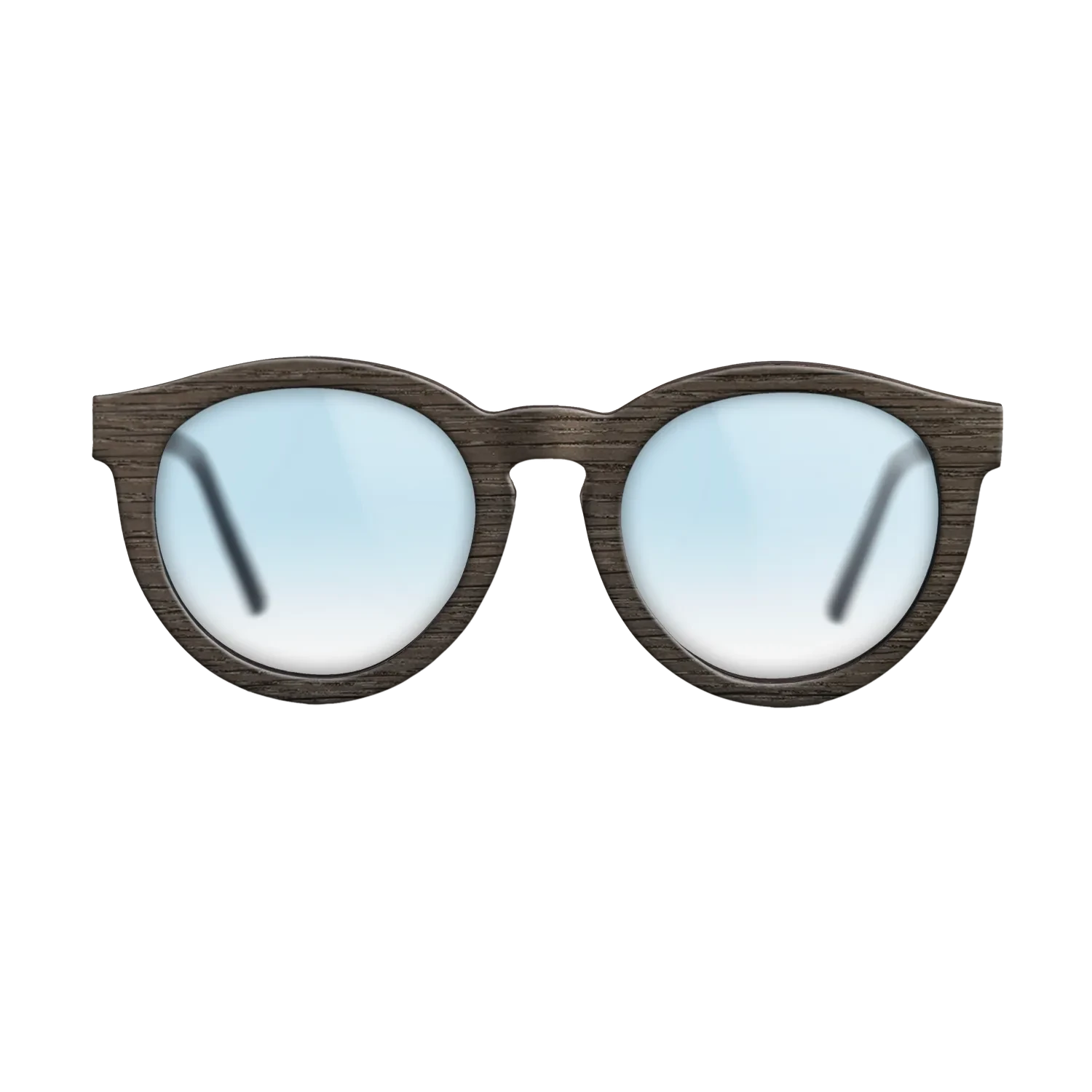 Fumed Oak,Walnut: Straight Grain: Single Cut - The Rebel - Round - SIRIS wood optic