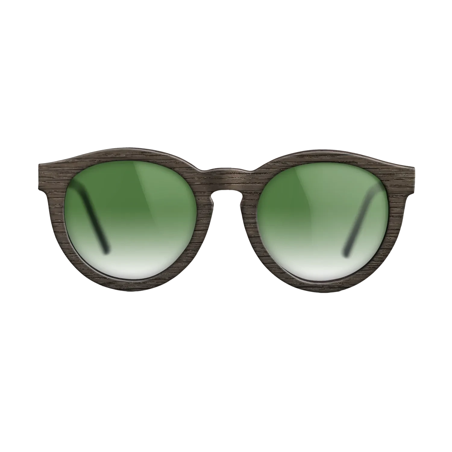 Fumed Oak,Walnut: Straight Grain: Single Cut - The Rebel - Round - SIRIS wood optic