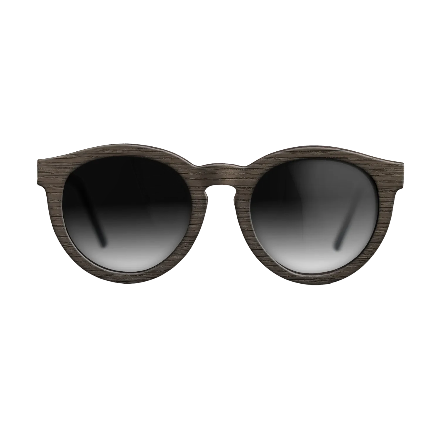Fumed Oak,Walnut: Straight Grain: Single Cut - The Rebel - Round - SIRIS wood optic
