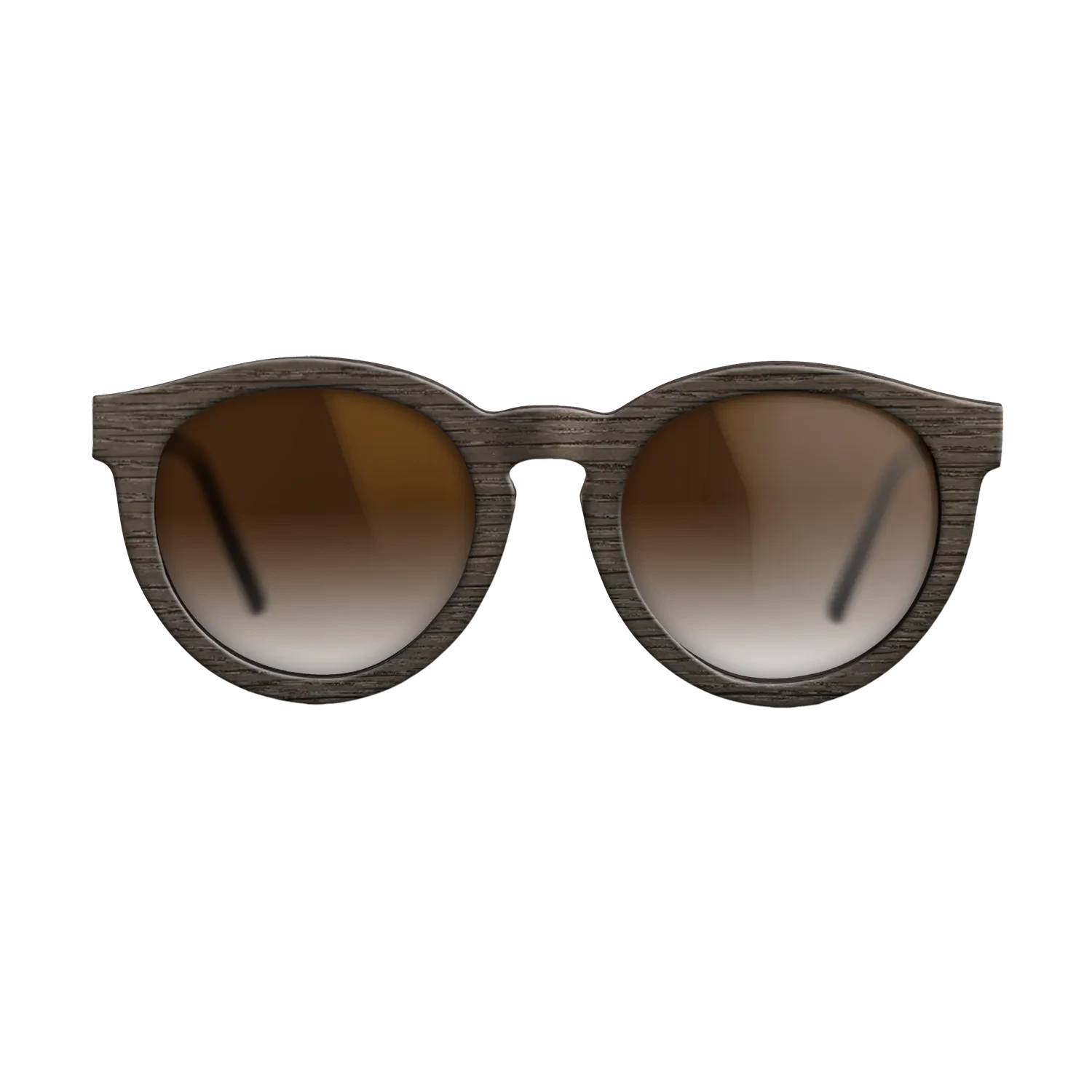 Fumed Oak,Walnut: Straight Grain: Single Cut - The Rebel - Round - SIRIS wood optic