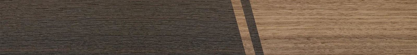 Fumed Oak,Walnut: Straight Grain: Splice - The Rebel - Round - 1049 - SIRIS wood optic