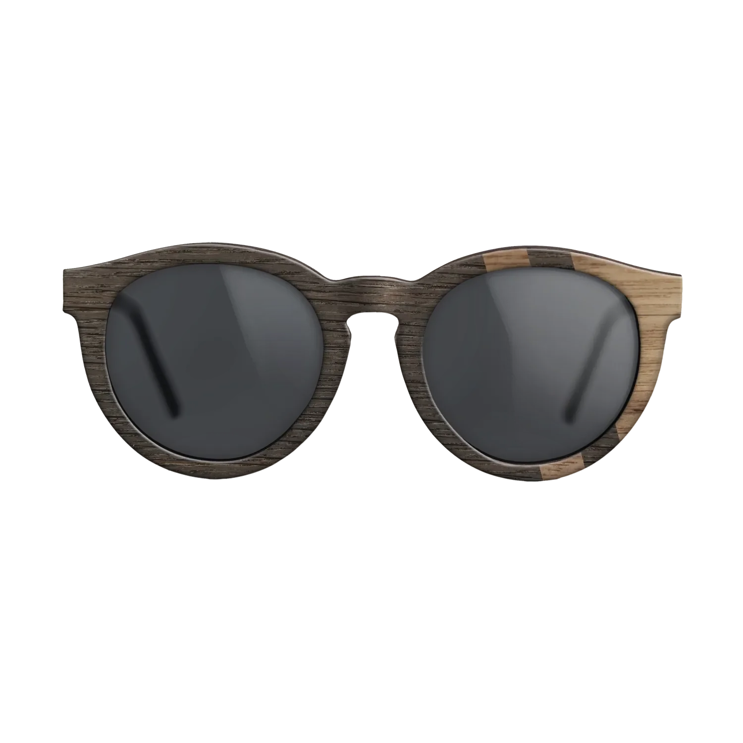 Fumed Oak,Walnut: Straight Grain: Splice - The Rebel - Round - 1049 - SIRIS wood optic