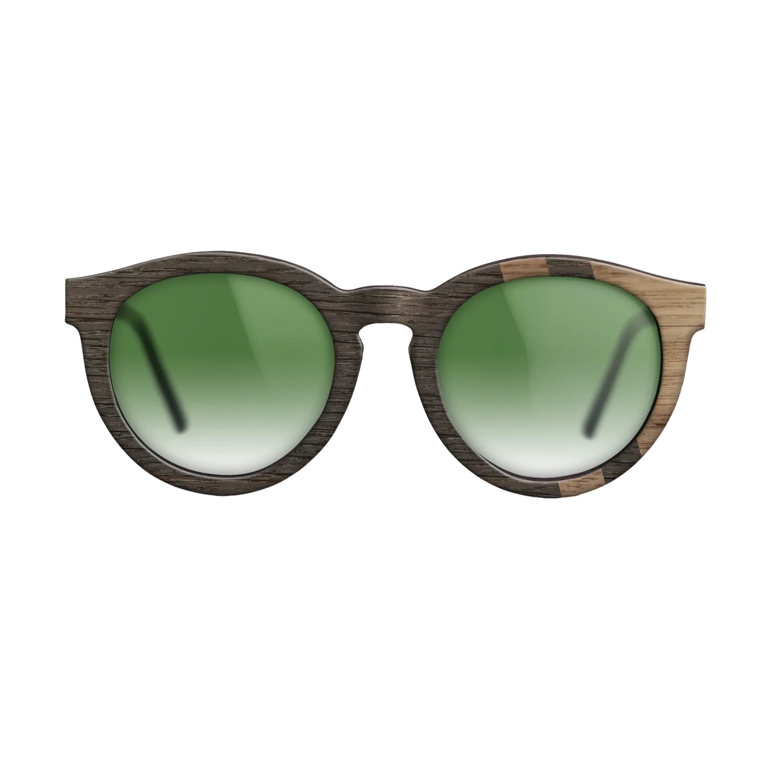 Fumed Oak,Walnut: Straight Grain: Splice - The Rebel - Round - 1049 - SIRIS wood optic