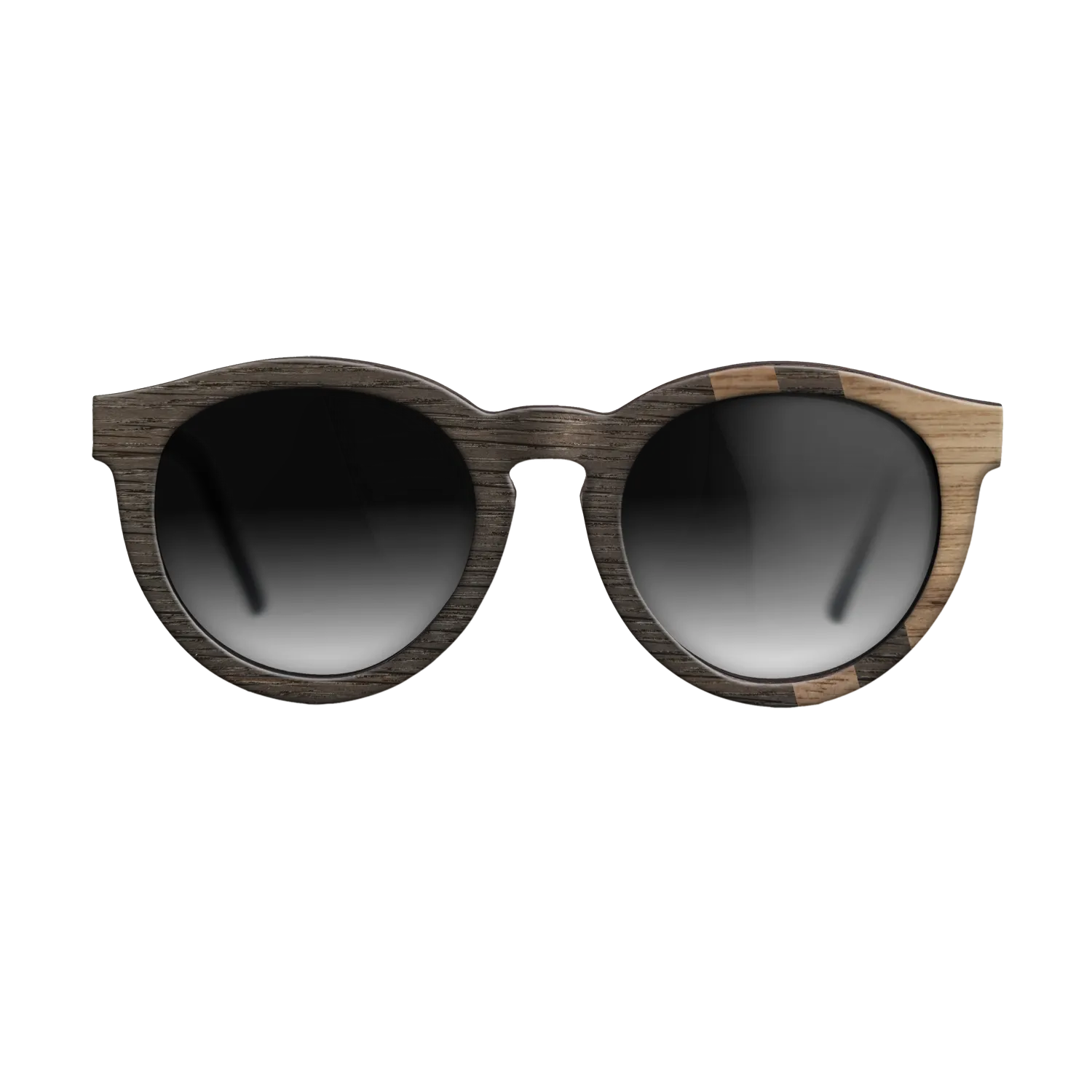 Fumed Oak,Walnut: Straight Grain: Splice - The Rebel - Round - 1049 - SIRIS wood optic