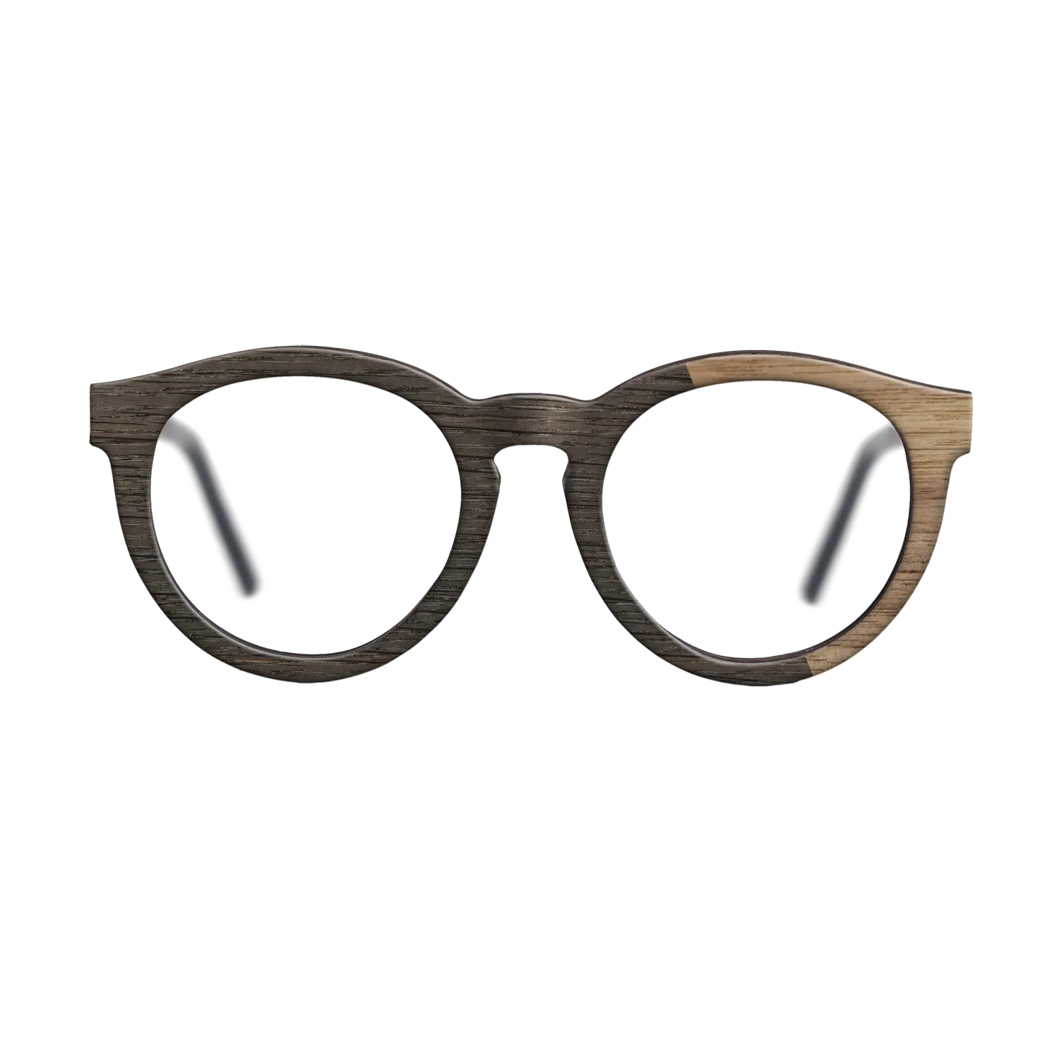 Fumed Oak,Walnut: Straight Grain: Splice - The Rebel - Round - 1329 - SIRIS wood optic