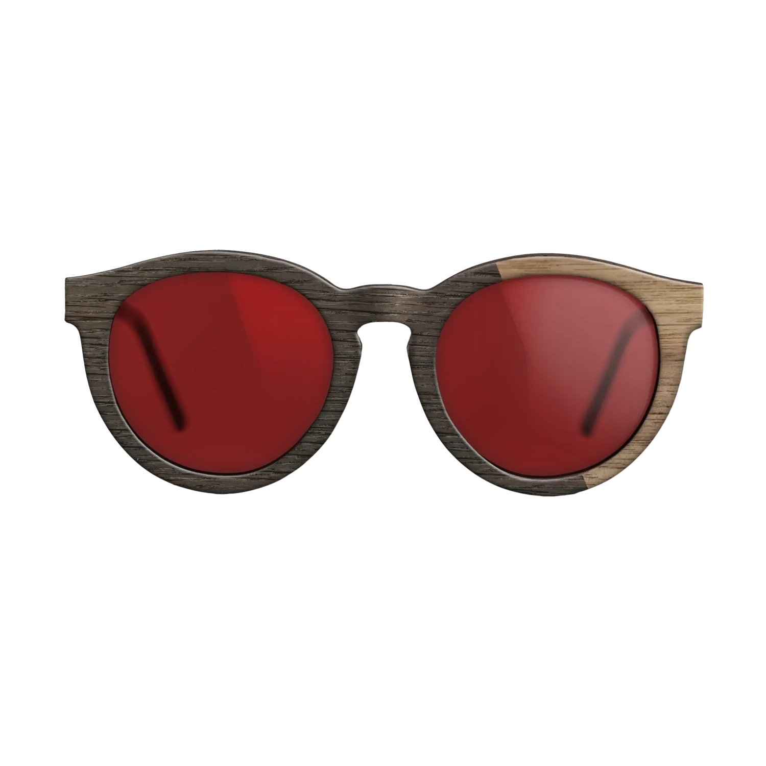 Fumed Oak,Walnut: Straight Grain: Splice - The Rebel - Round - 1329 - SIRIS wood optic