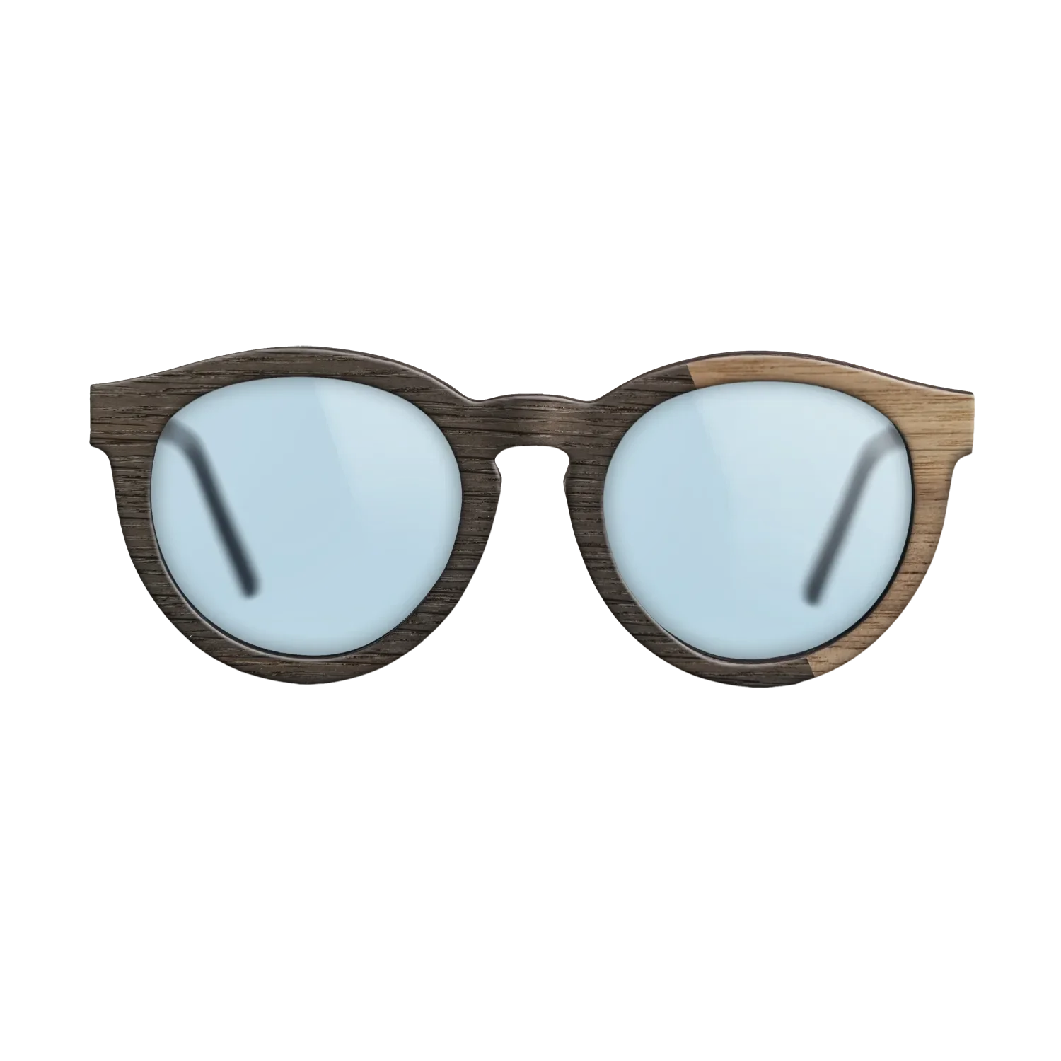 Fumed Oak,Walnut: Straight Grain: Splice - The Rebel - Round - 1329 - SIRIS wood optic