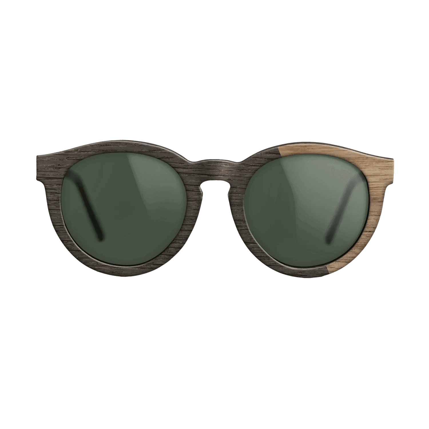Fumed Oak,Walnut: Straight Grain: Splice - The Rebel - Round - 1329 - SIRIS wood optic
