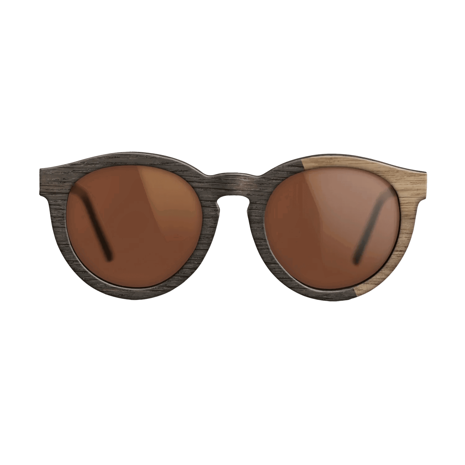 Fumed Oak,Walnut: Straight Grain: Splice - The Rebel - Round - 1329 - SIRIS wood optic